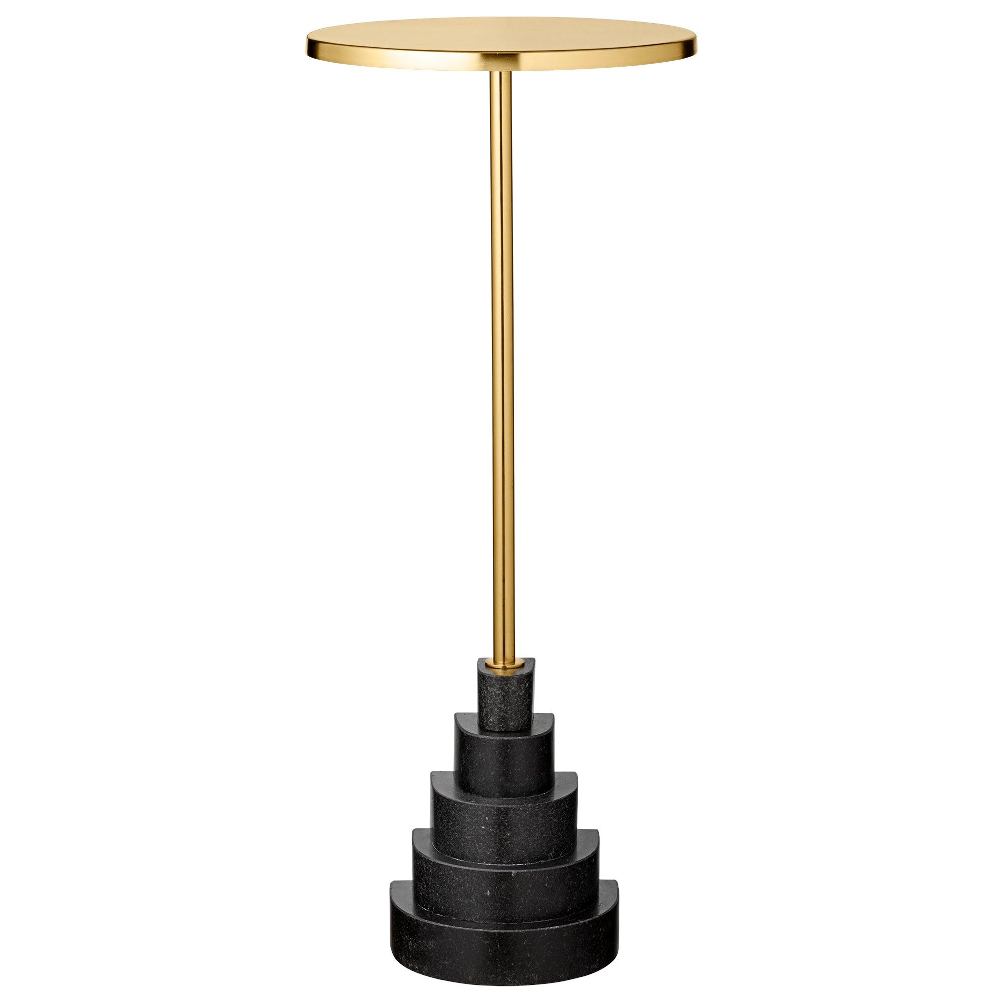 Stolik okrągły SOLUM złoty AYTM 78 cm Eye on Design