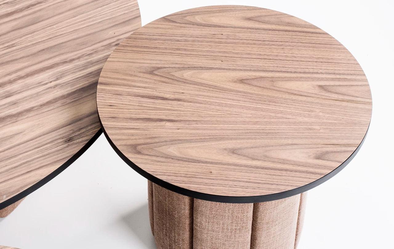 Stolik OZ 2:0 drewniany z tkaniną Rosanero Eye on Design