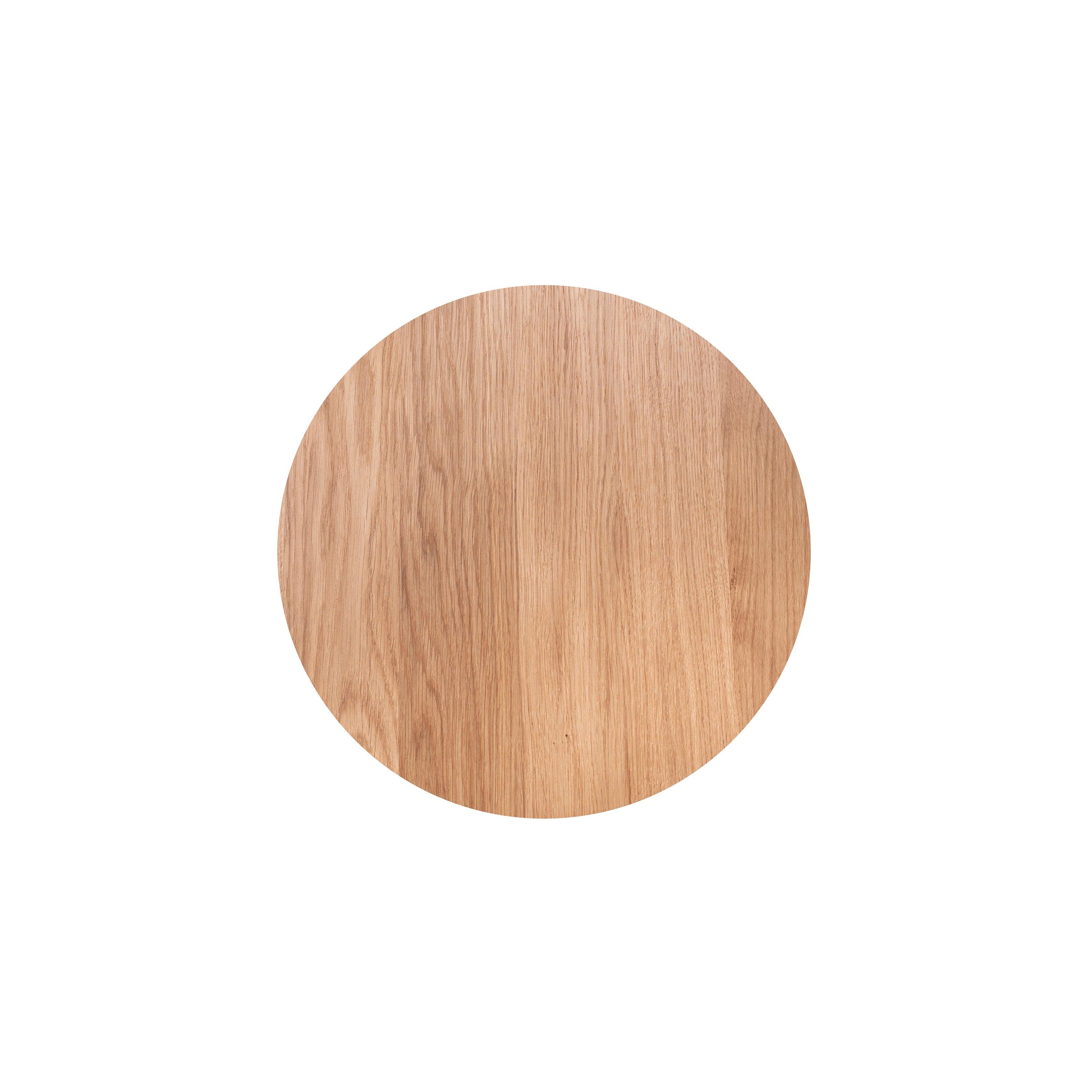 Stolik pomocniczy FEZA drewniany z czarną podstawą Nobonobo Eye on Design