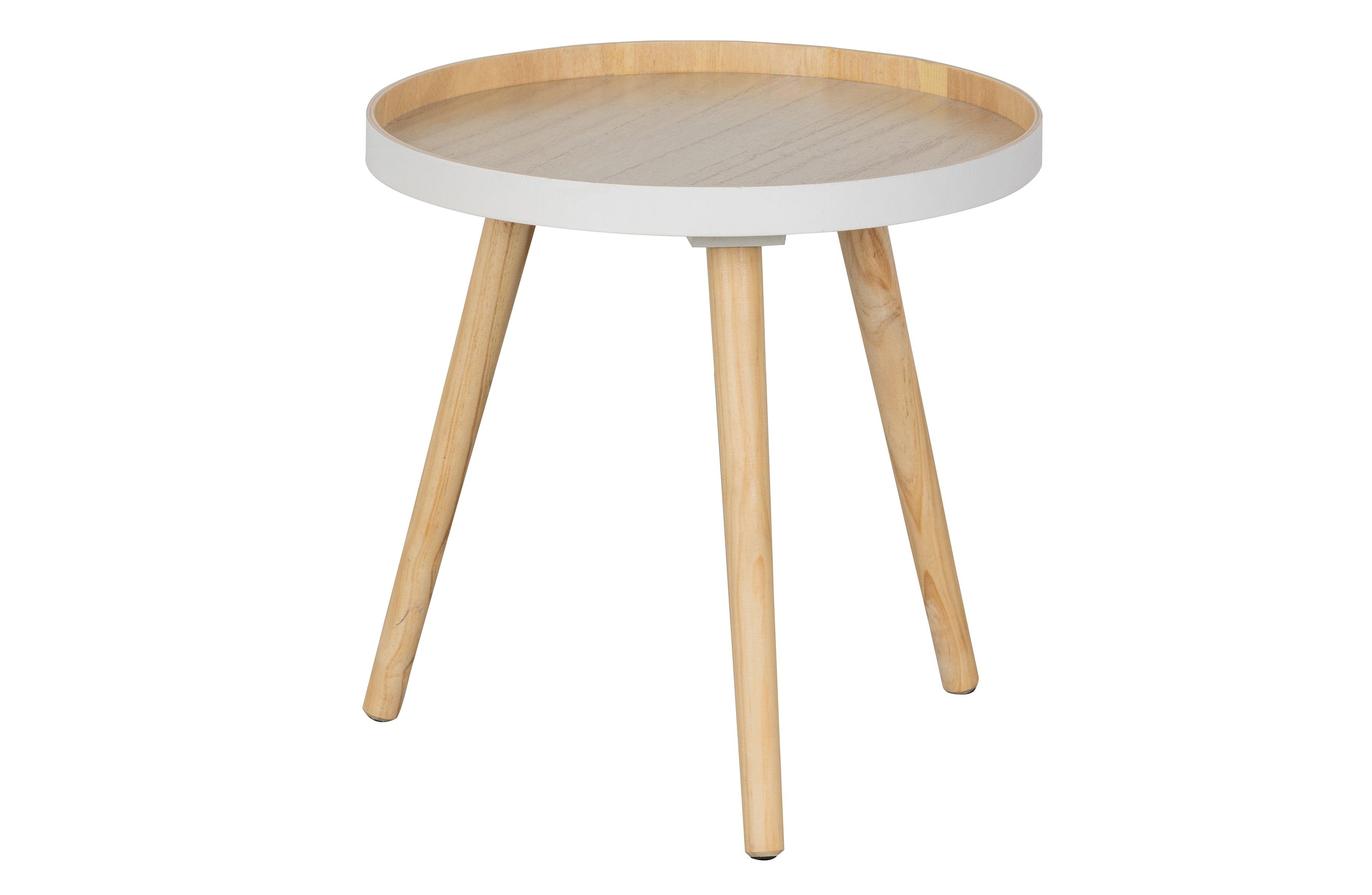 Stolik SASHA biały Woood Eye on Design