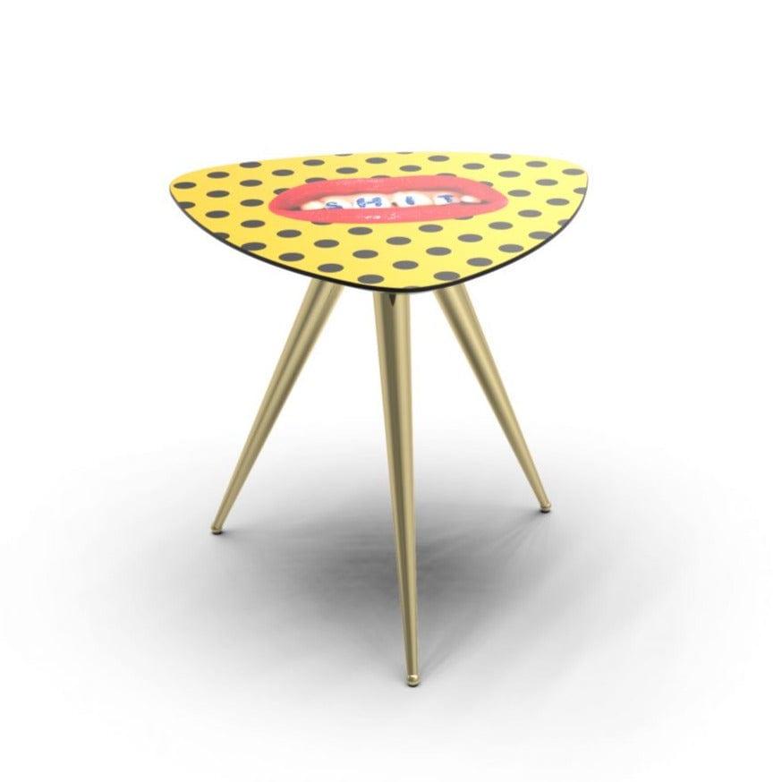 Stolik SHIT żółty Seletti Eye on Design