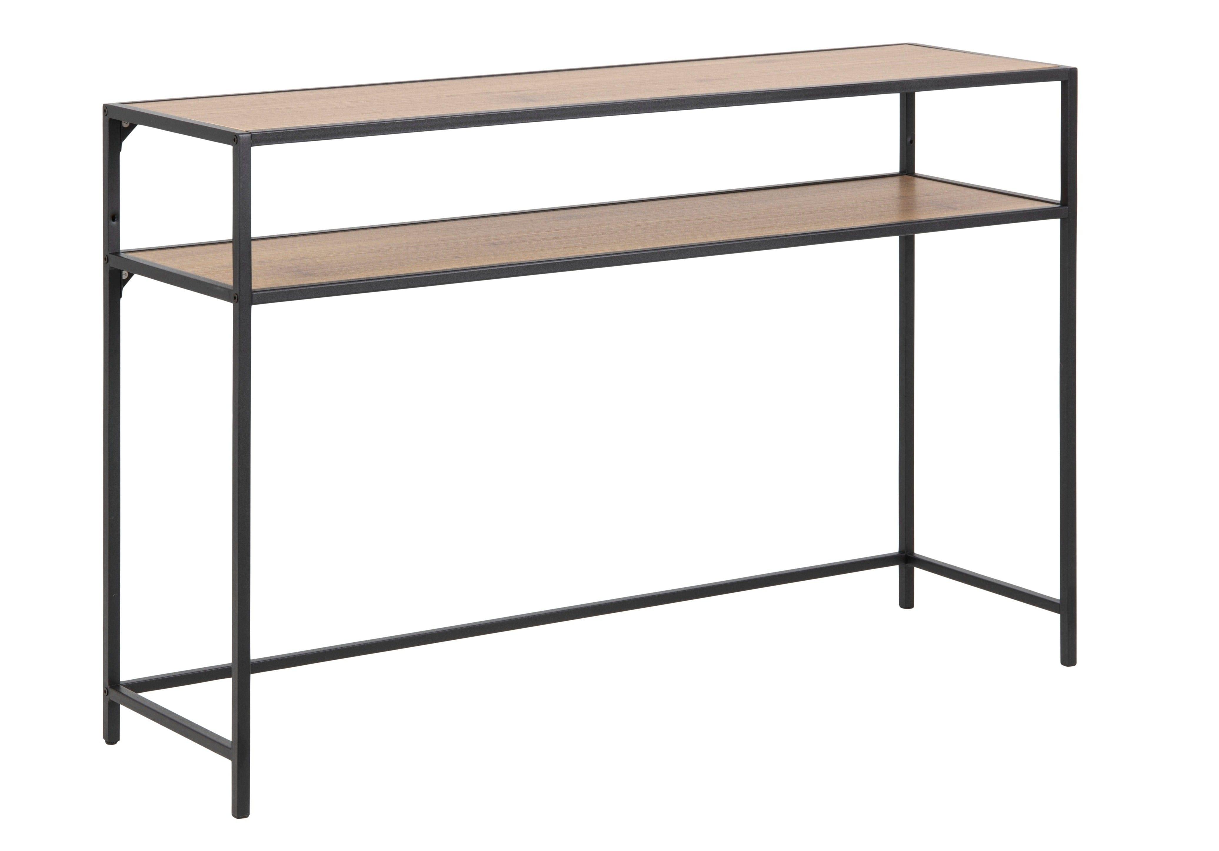 Stolik z 2 półkami duży SEAFORD drewniany Home Essentials Eye on Design