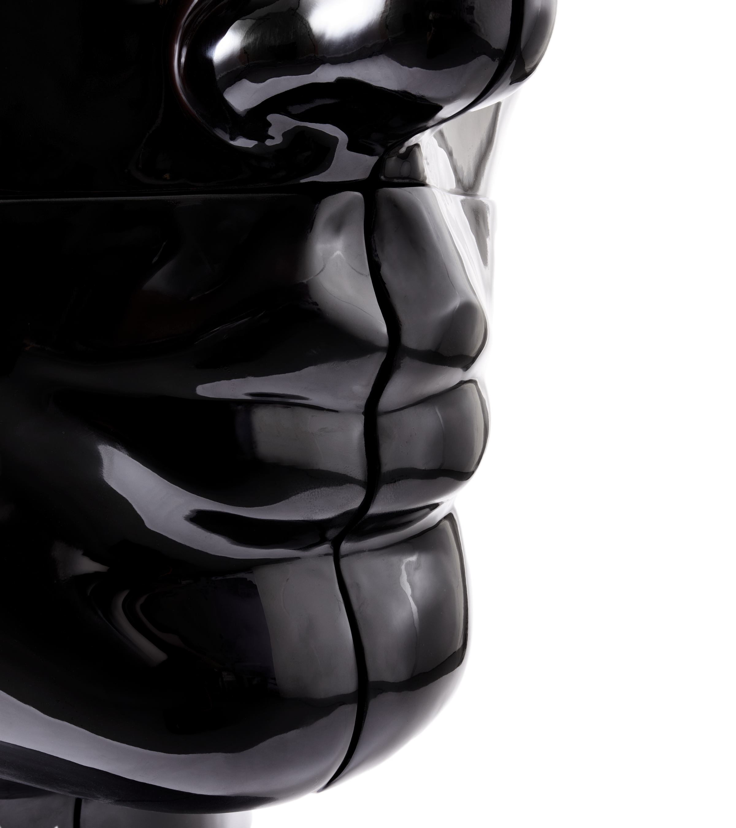 Modulový čierny konferenčný stolík HEAD