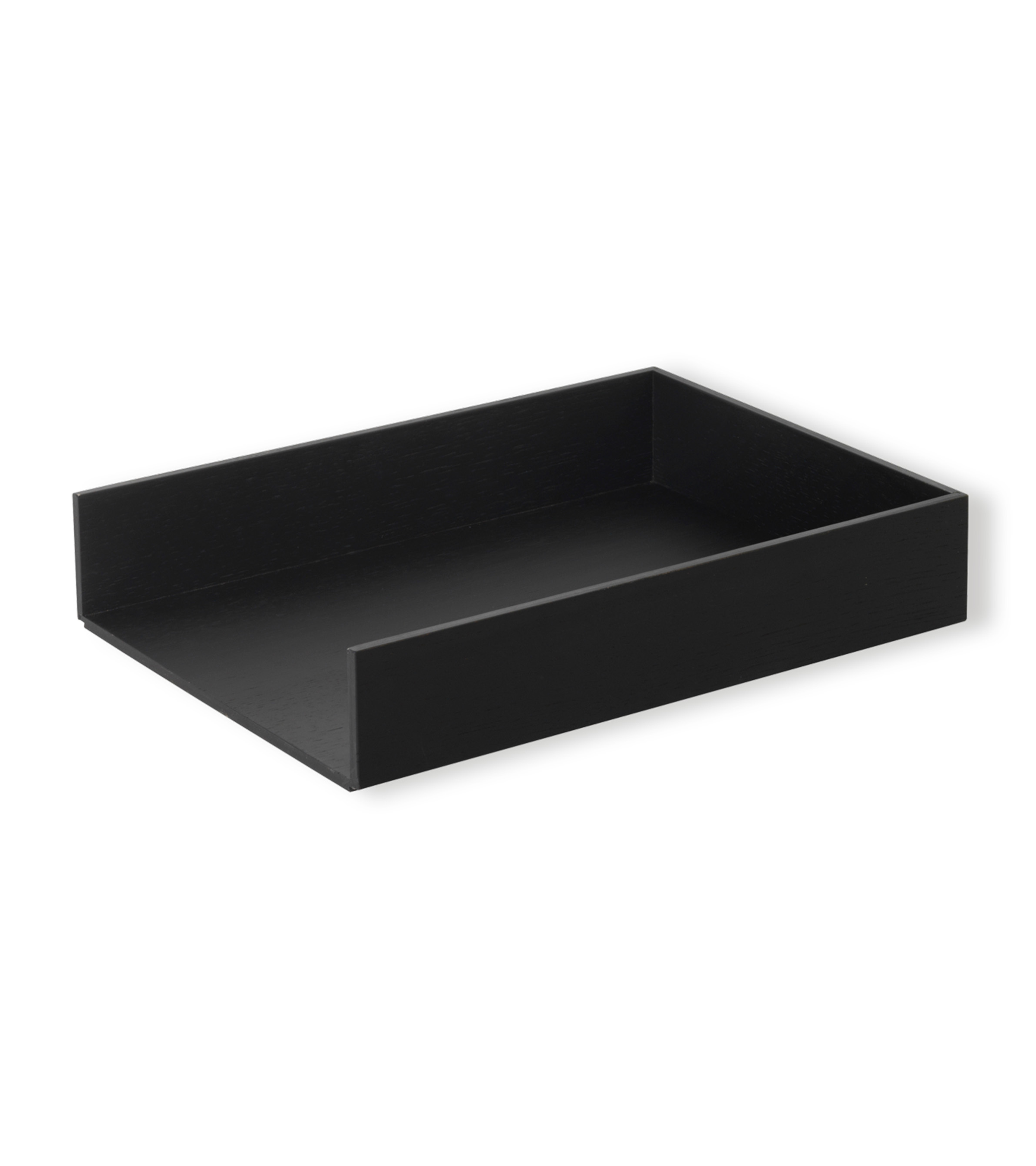 Tácka na dokumenty LETTER TRAY čierny jaseňový dyha