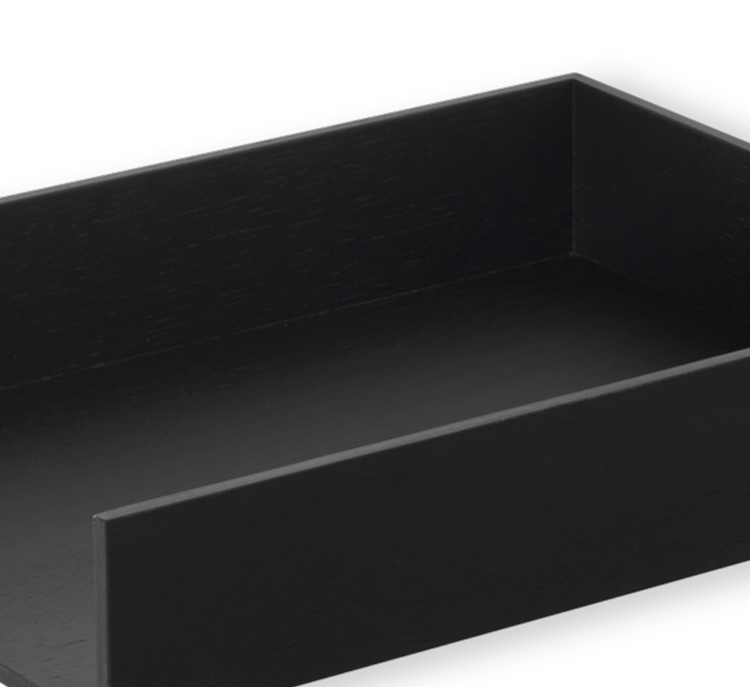 Tácka na dokumenty LETTER TRAY čierny jaseňový dyha