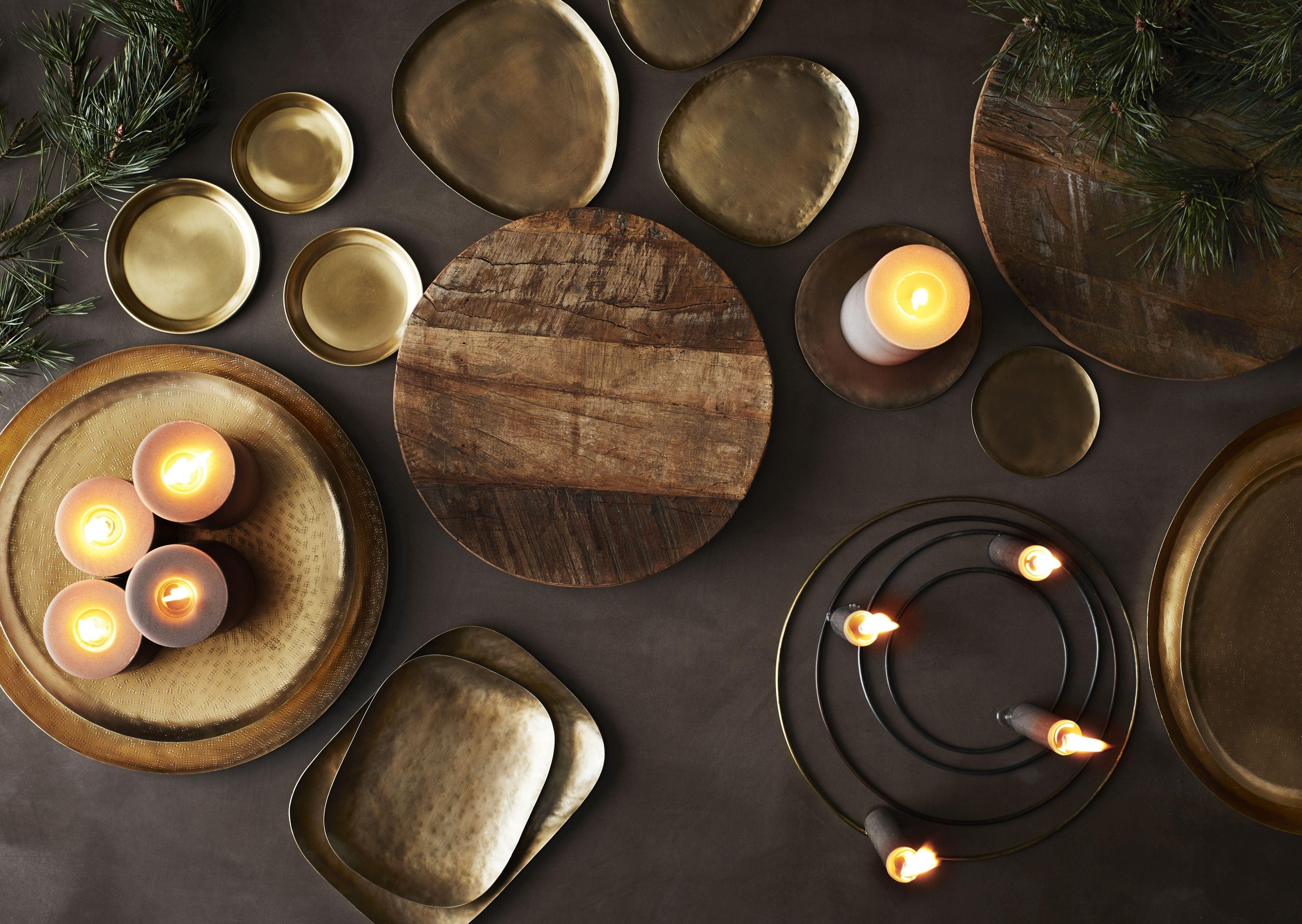 Świecznik CIRCLES żelazny Madam Stoltz Eye on Design