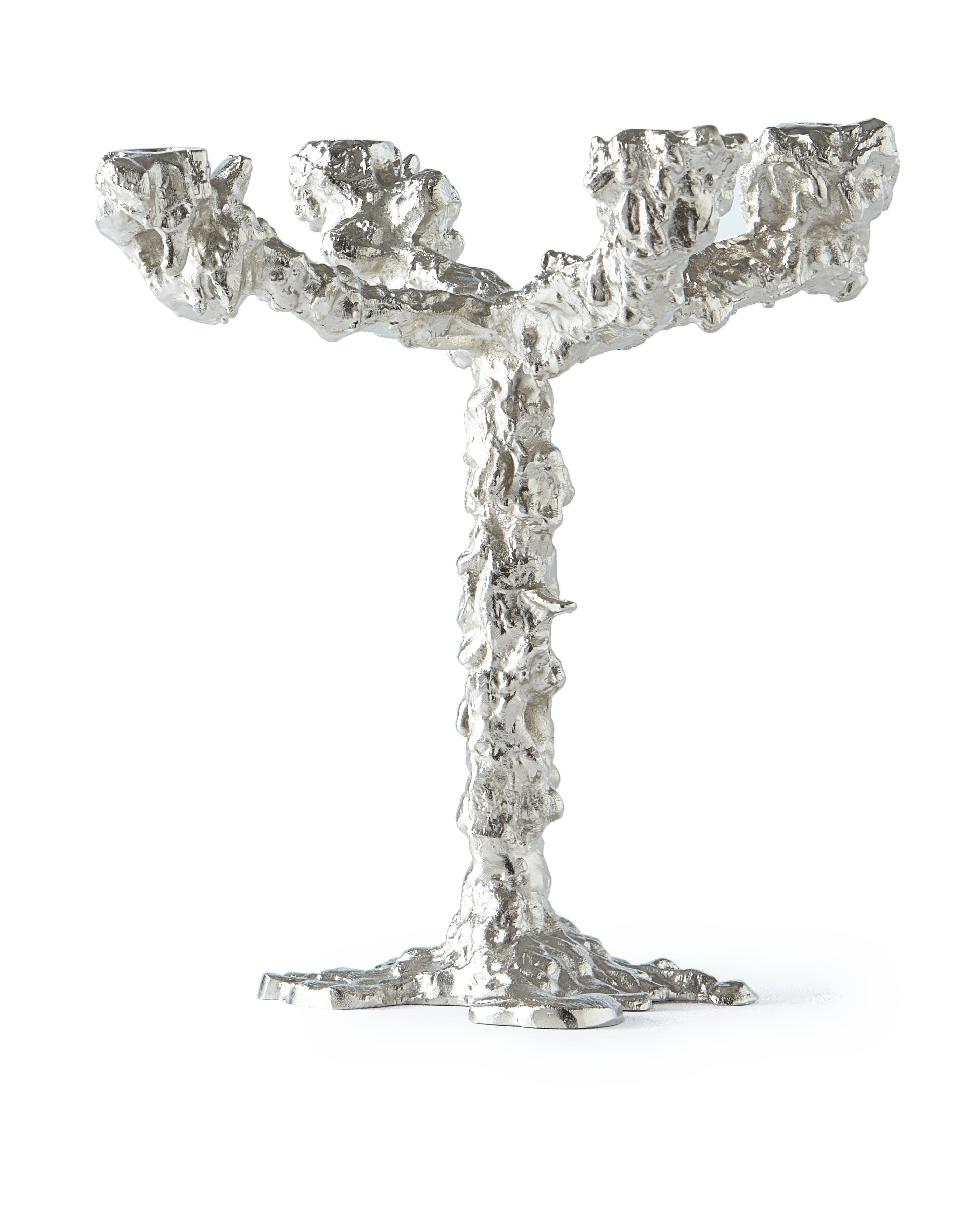 Świecznik DRIP 4-ARMS srebrny Pols Potten Eye on Design