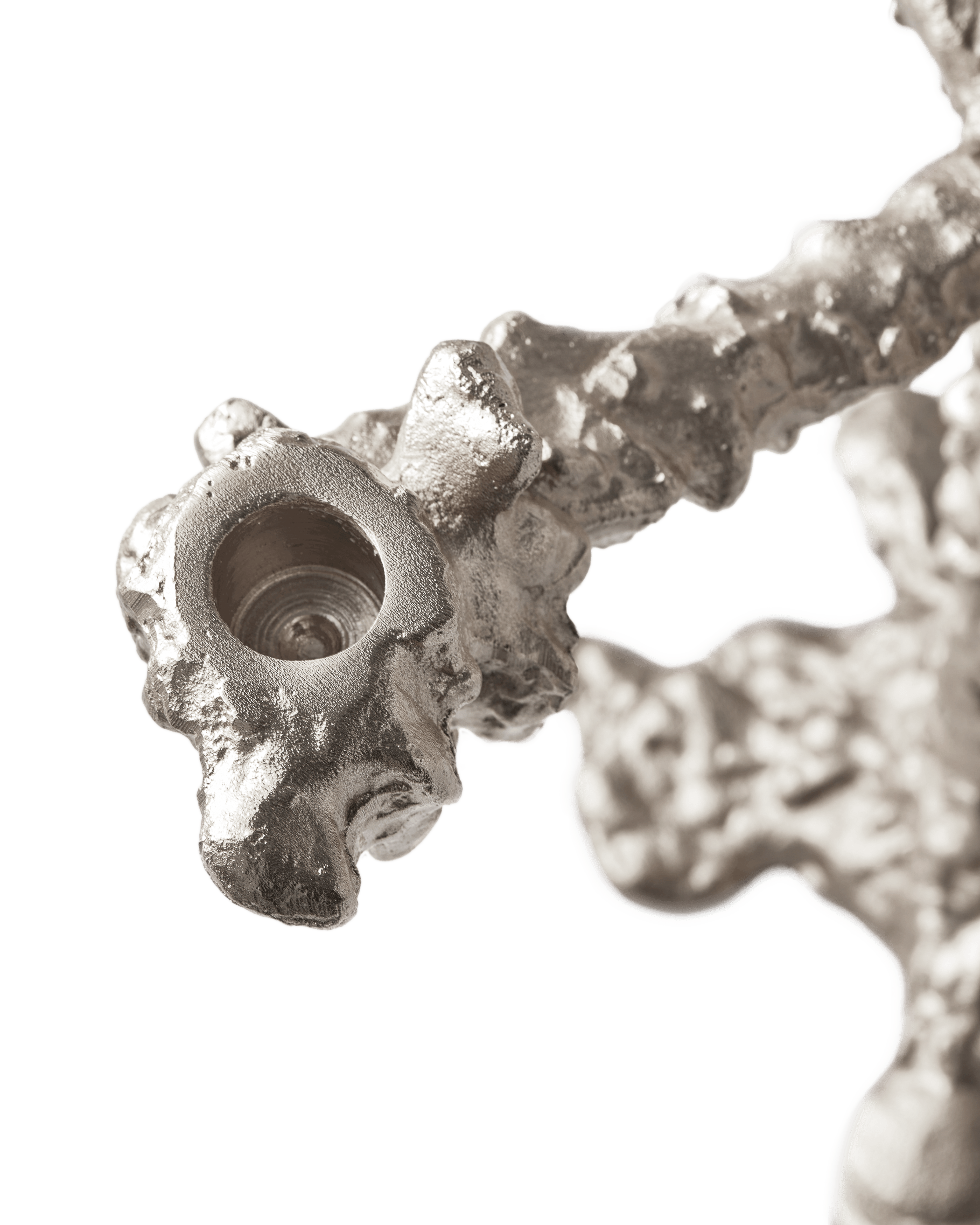 Świecznik DRIP 4-ARMS srebrny Pols Potten Eye on Design