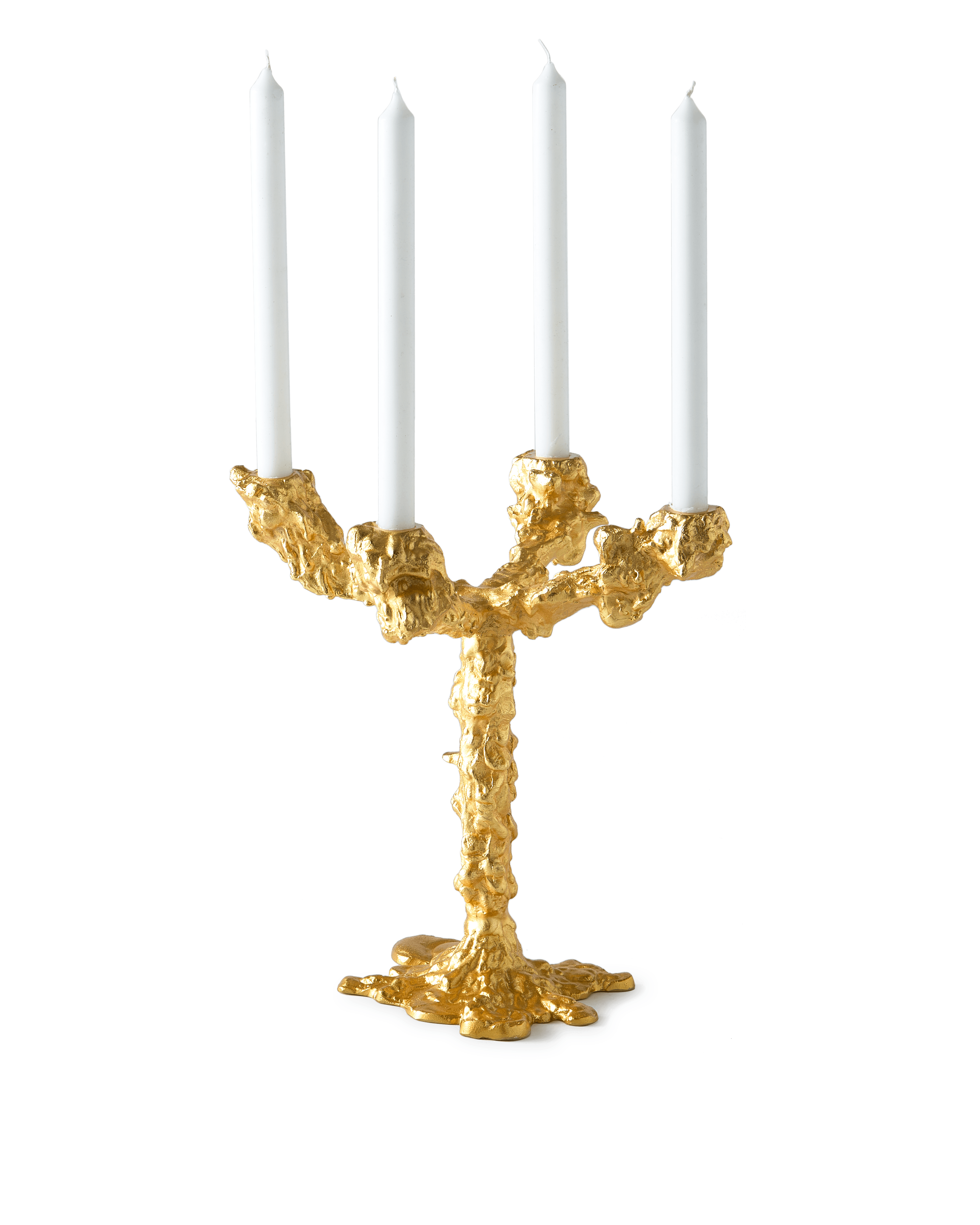 Świecznik DRIP 4-ARMS złoty Pols Potten Eye on Design