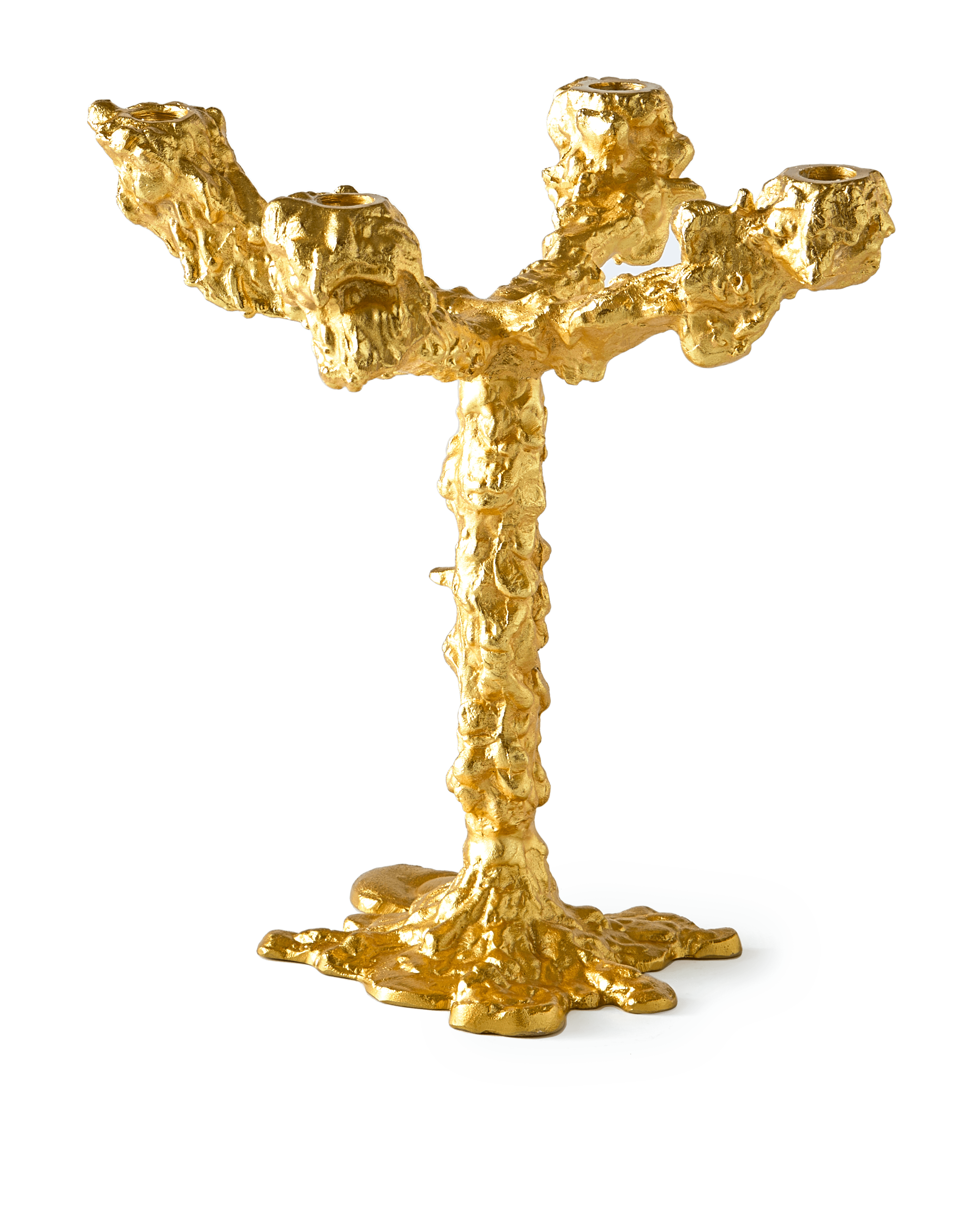 Świecznik DRIP 4-ARMS złoty Pols Potten Eye on Design