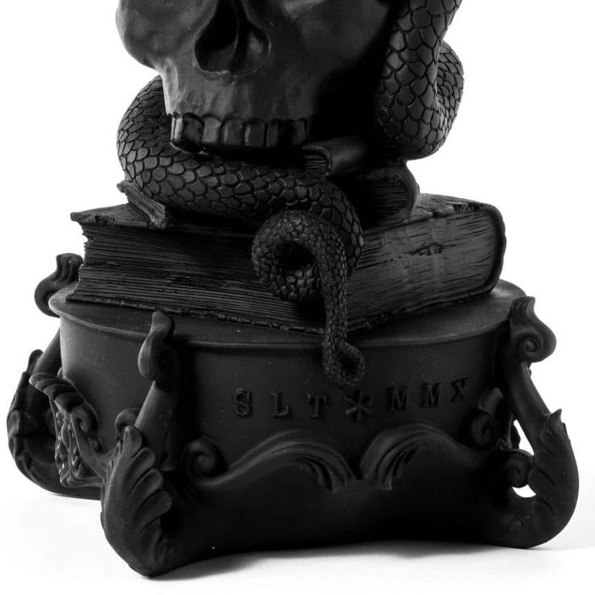 Świecznik GIANT BURLESQUE SKULL czarny Seletti Eye on Design