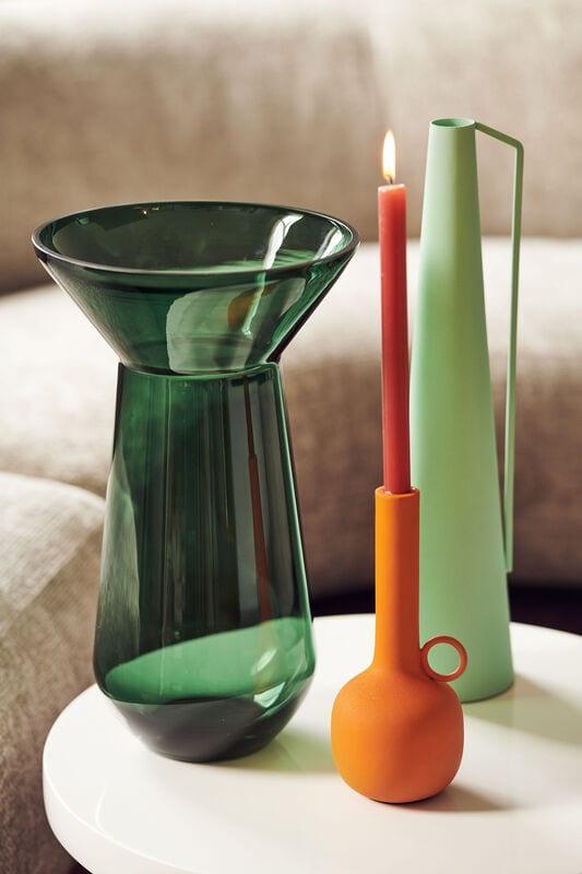 Świecznik SPARTAN OVAL pomarańczowy Pols Potten Eye on Design