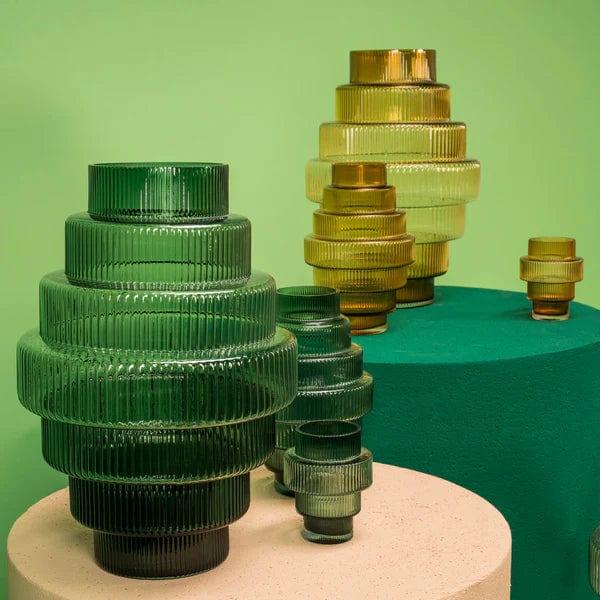 Świecznik STEPS zielony Pols Potten Eye on Design