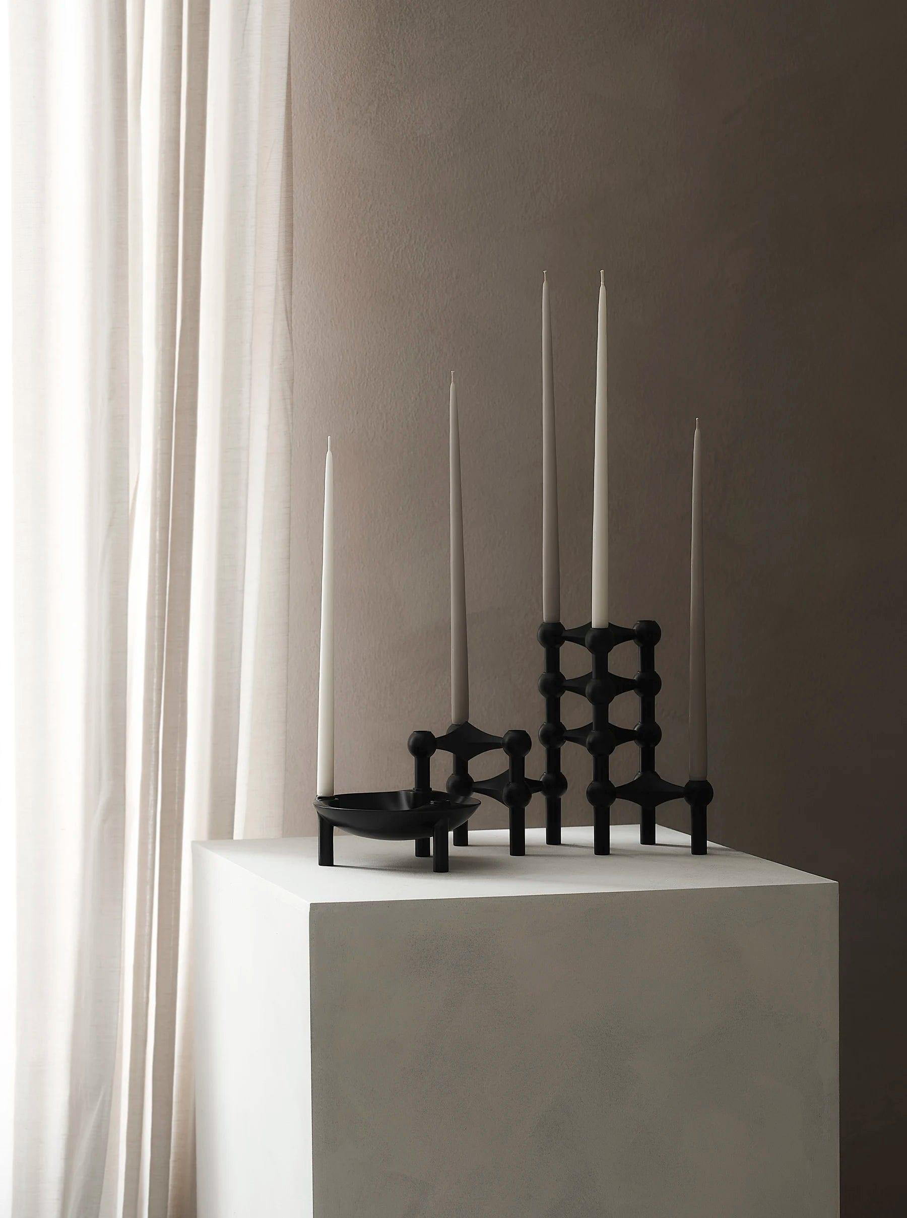 Świecznik STOFF NAGEL czarny Stoff Nagel Eye on Design