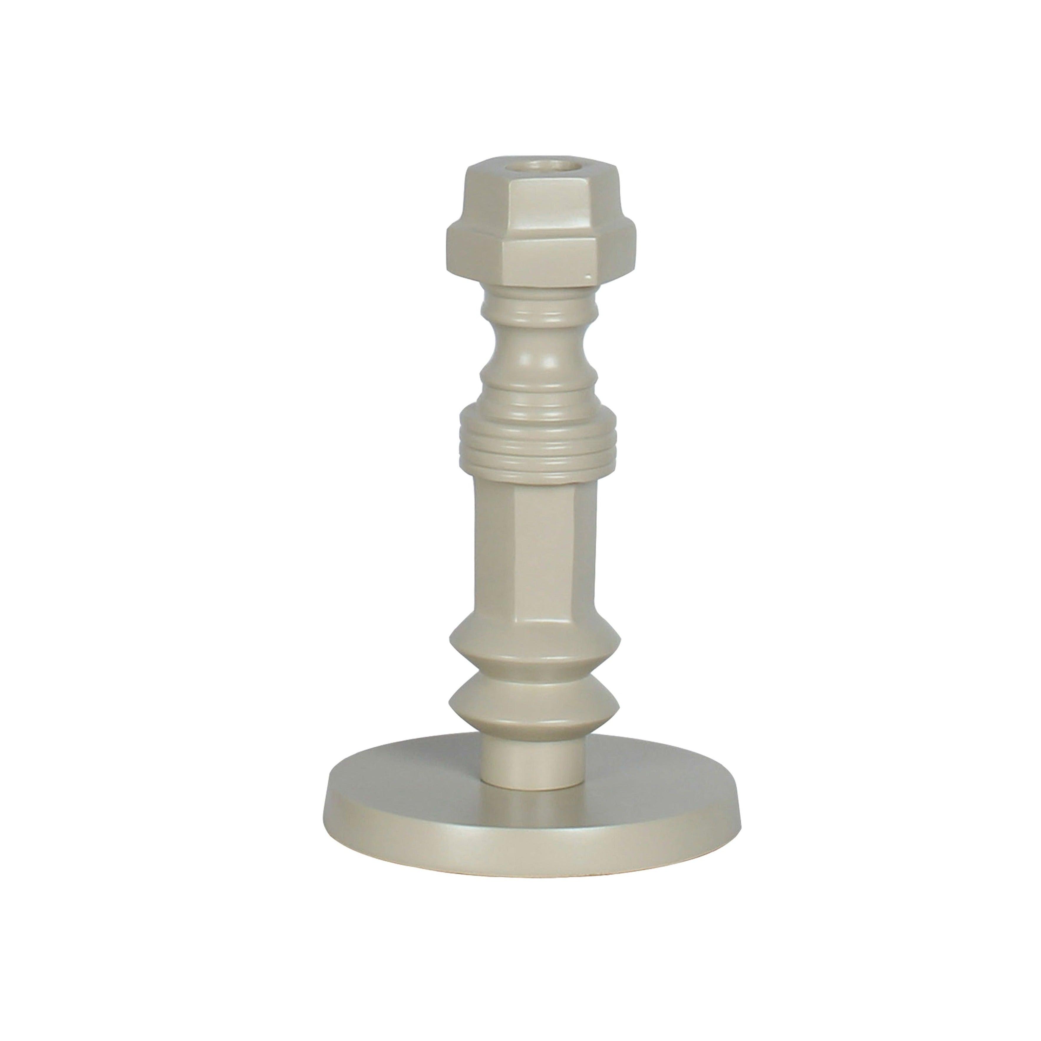 Świecznik TOTEM beżowy Zuiver 20 x 12 cm Eye on Design