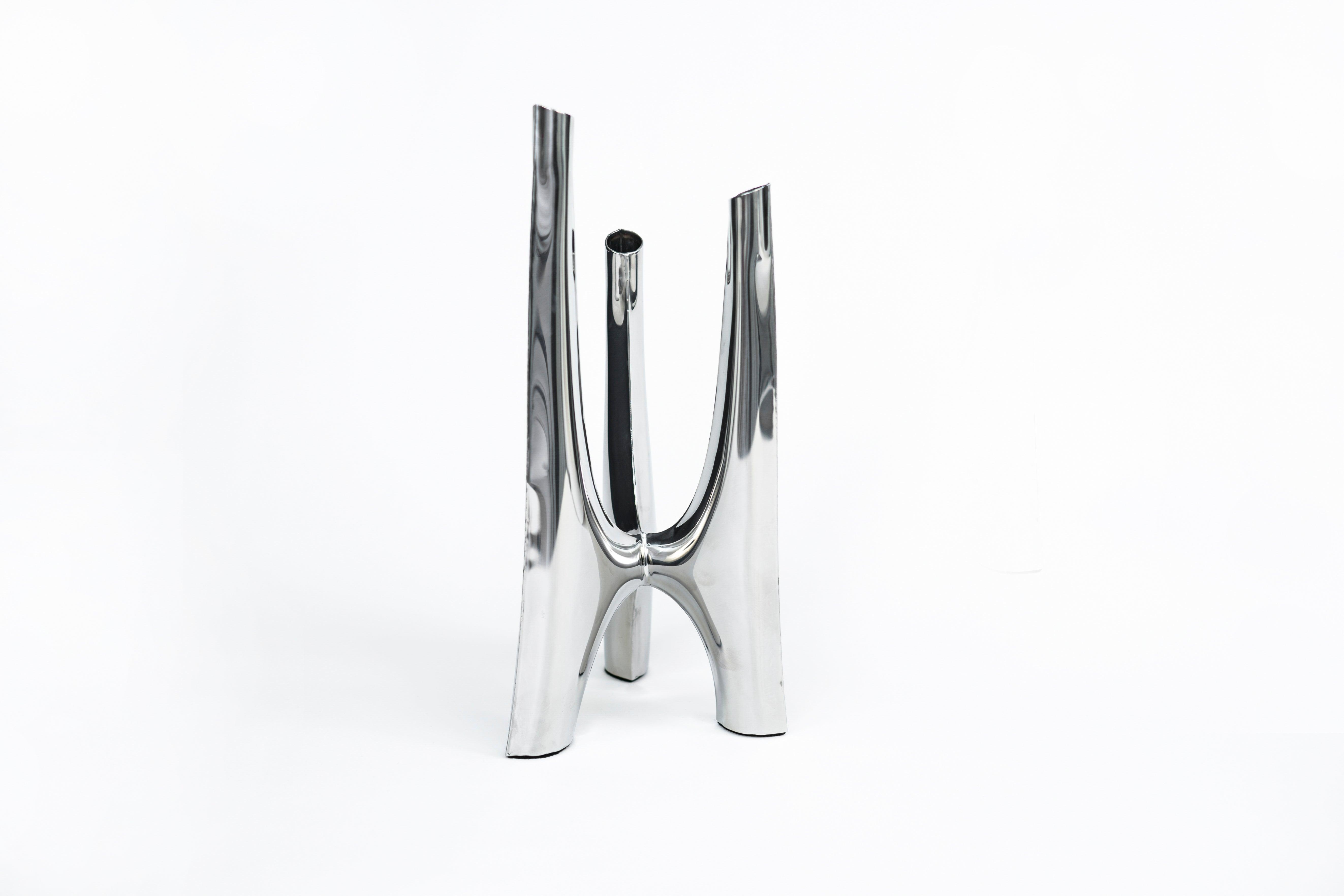 Świecznik TRIGLAV inox Zieta Studio Eye on Design