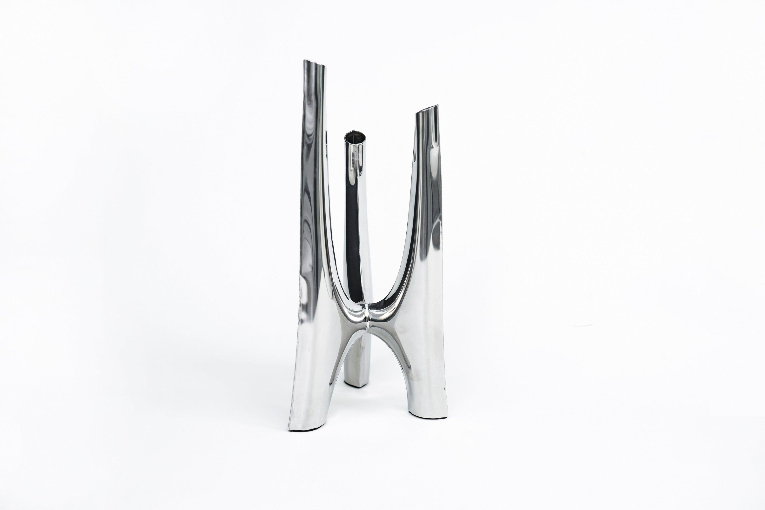 Świecznik TRIGLAV inox Zieta Studio Eye on Design