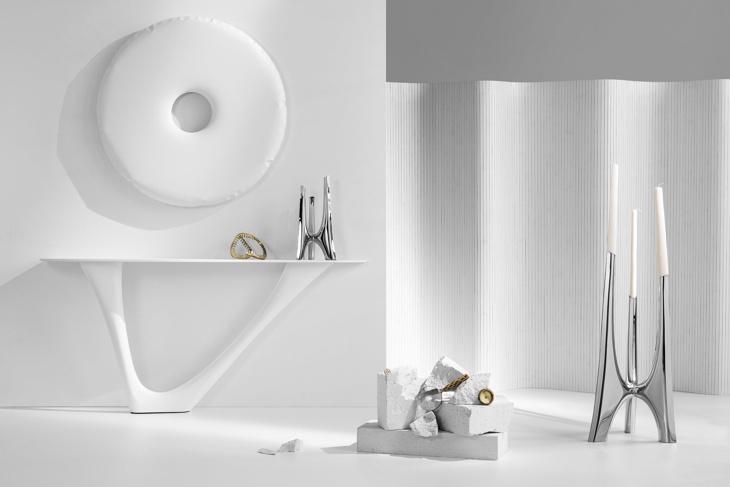 Świecznik TRIGLAV inox Zieta Studio Eye on Design