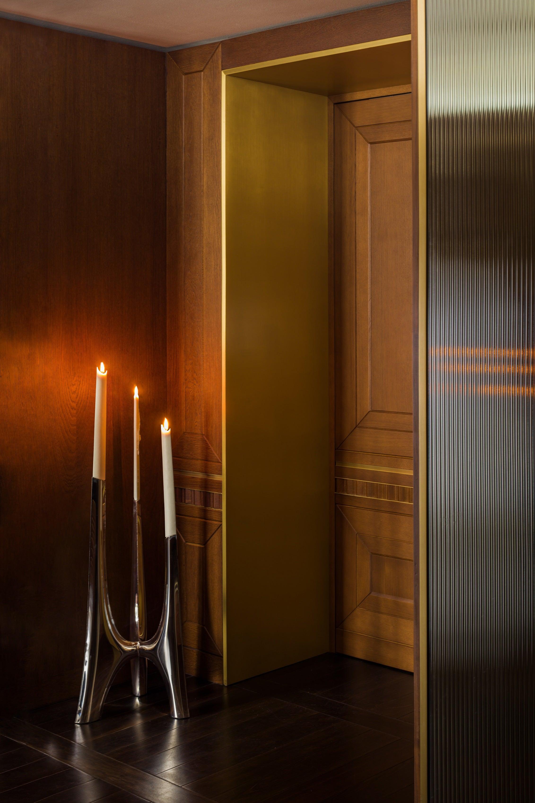 Świecznik TRIGLAV inox Zieta Studio Eye on Design