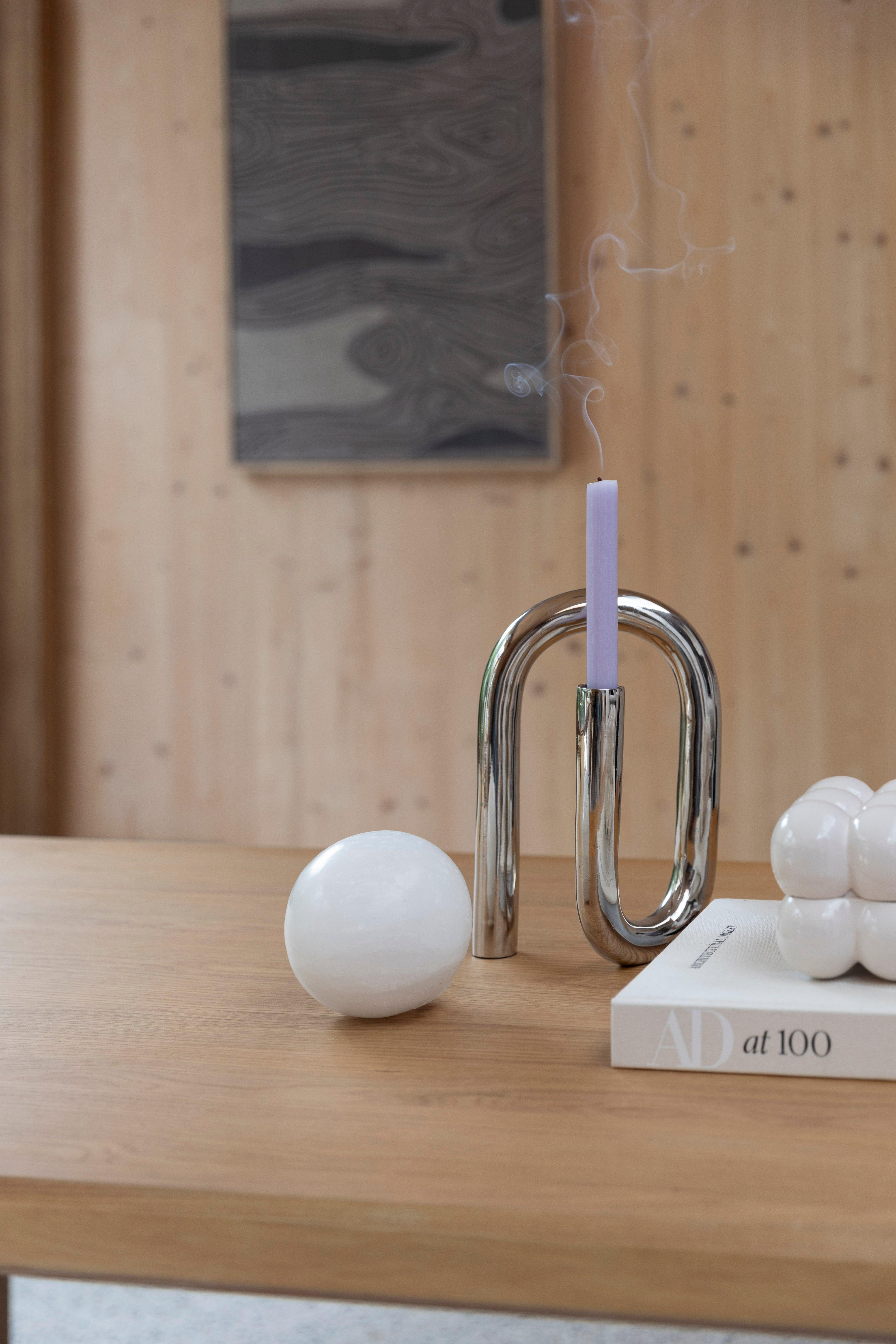 Świecznik TUBO chrom Zuiver Eye on Design