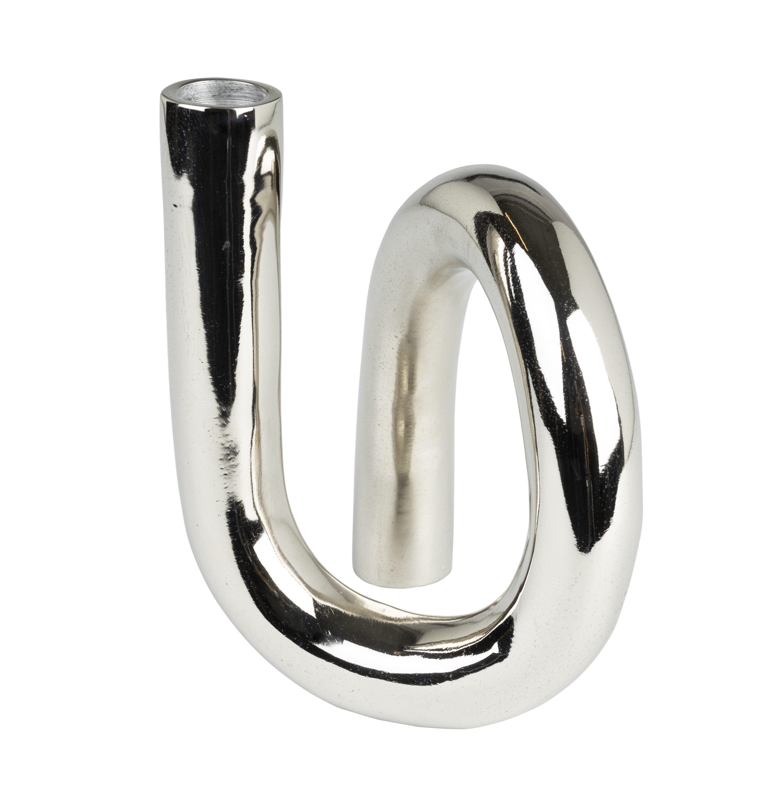 Świecznik TUBO chrom Zuiver 18 x 10 cm Eye on Design