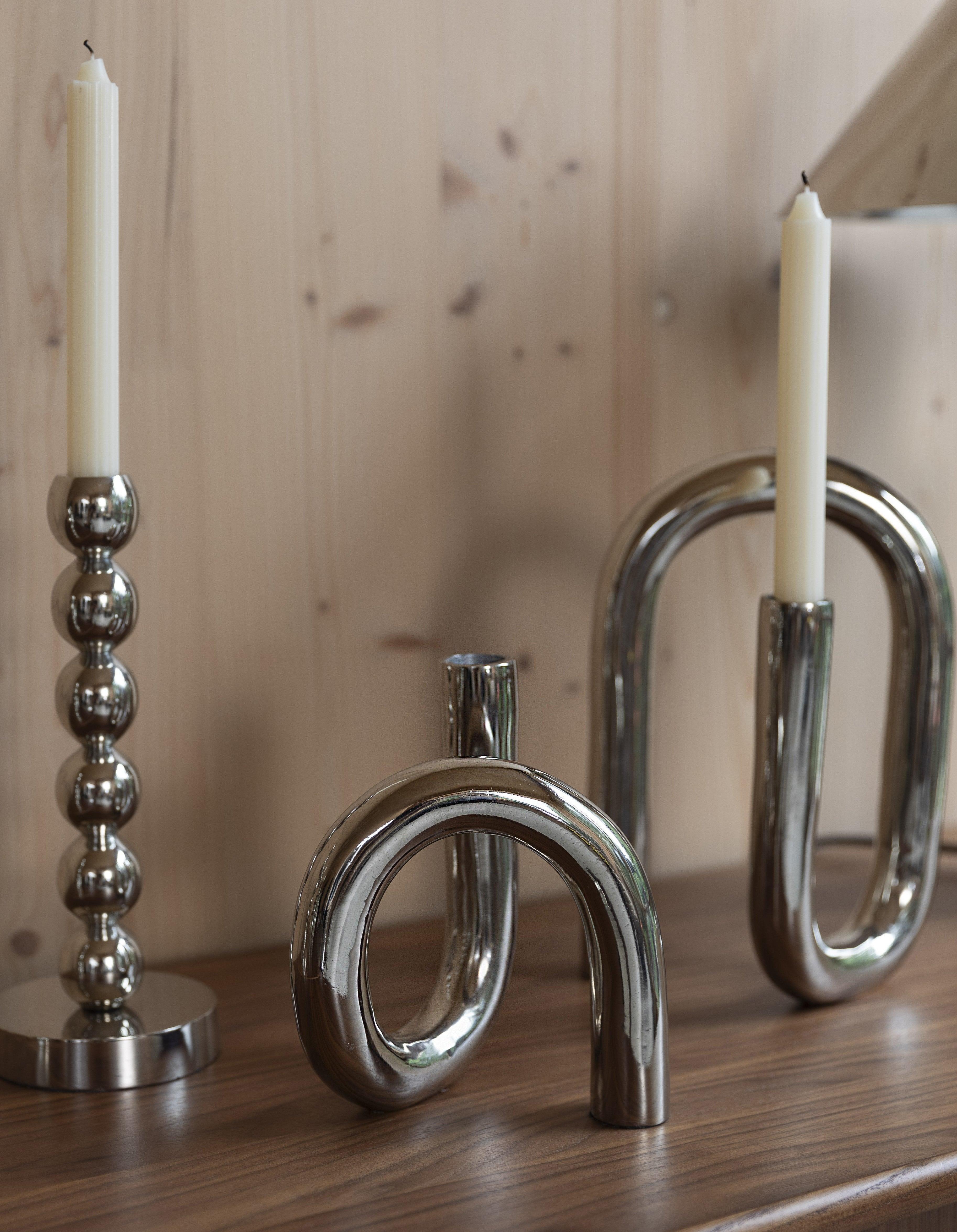 Świecznik TUBO chrom Zuiver Eye on Design