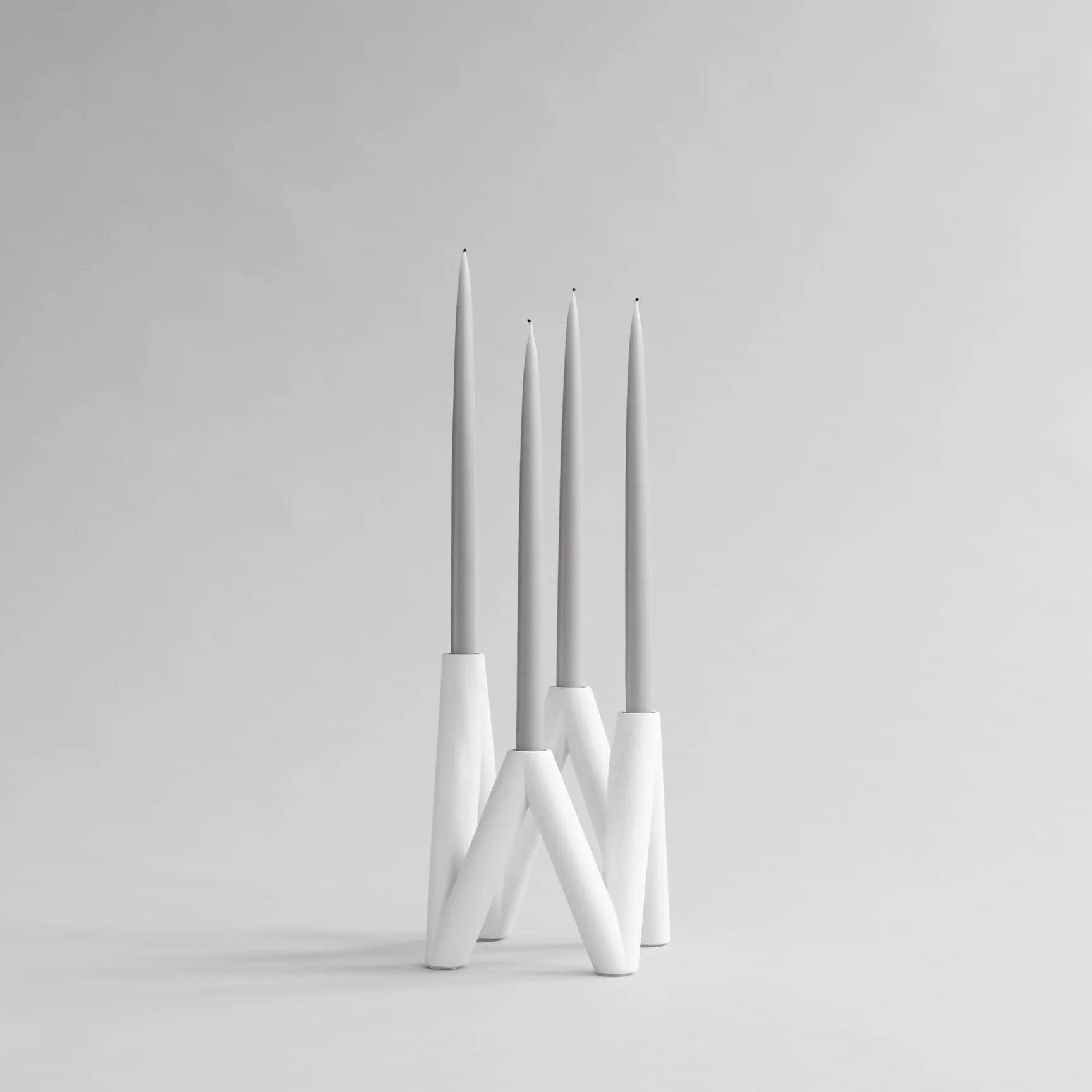 Świecznik W biały 101 Copenhagen Eye on Design