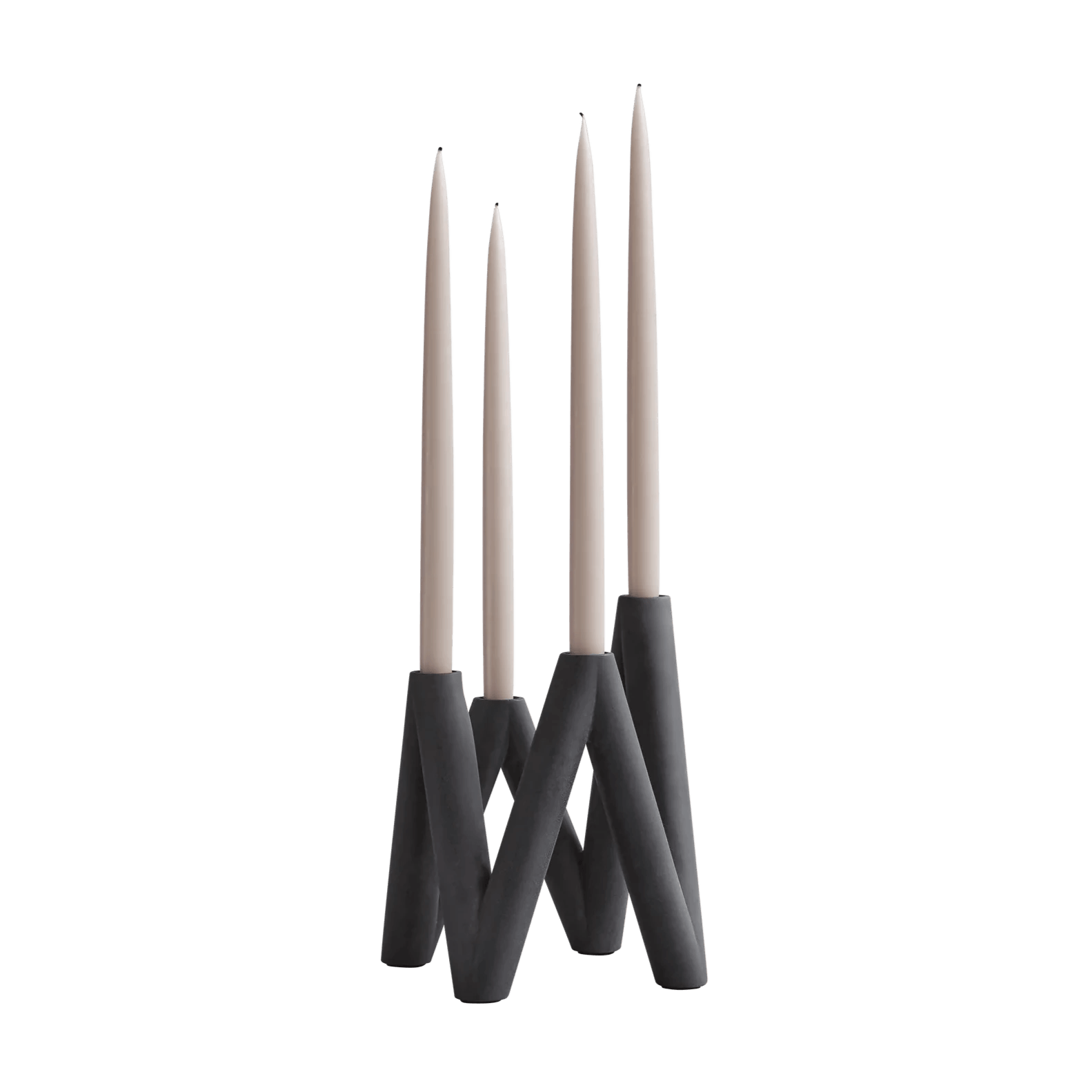 Świecznik W czarny 101 Copenhagen Eye on Design