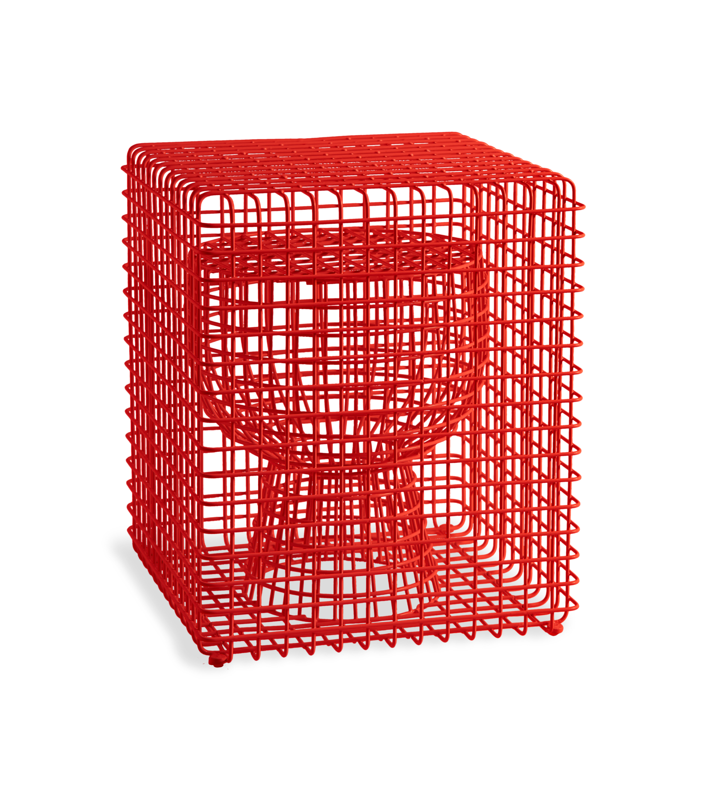 TIP TAP WIRE decorative stool red