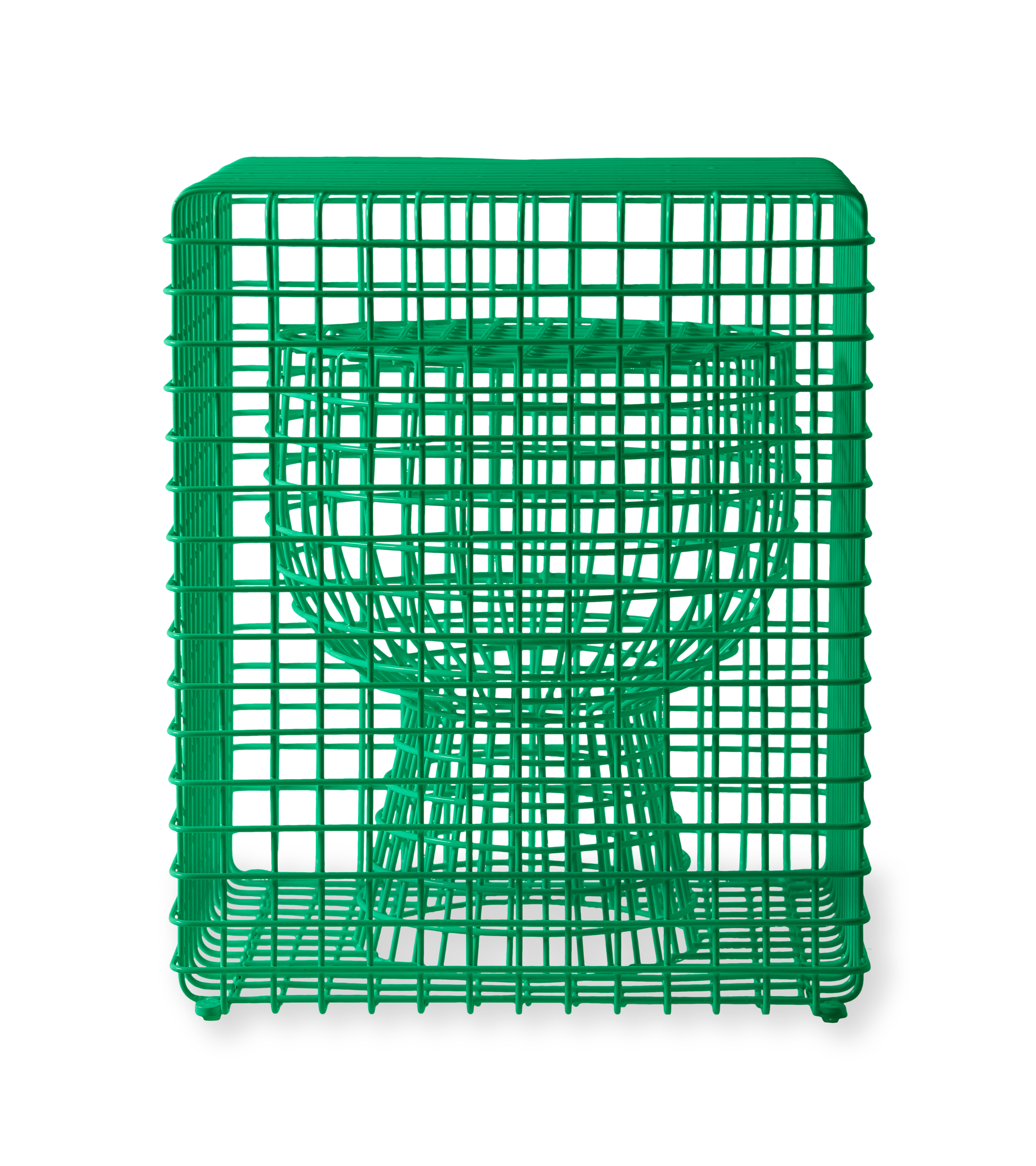 Dekoratívna stolička TIP TAP WIRE svetlozelená