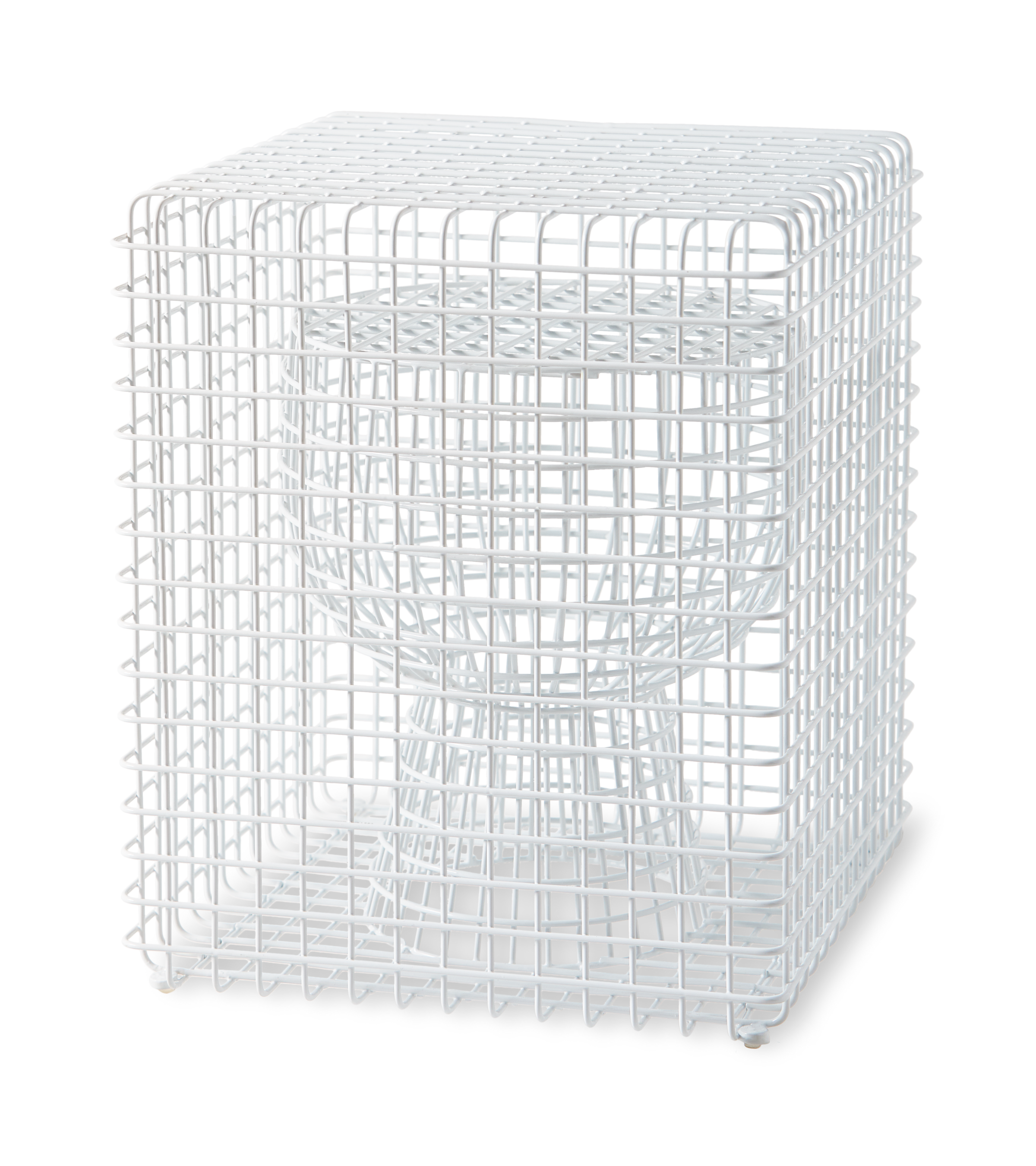 TIP TAP WIRE decorative stool white