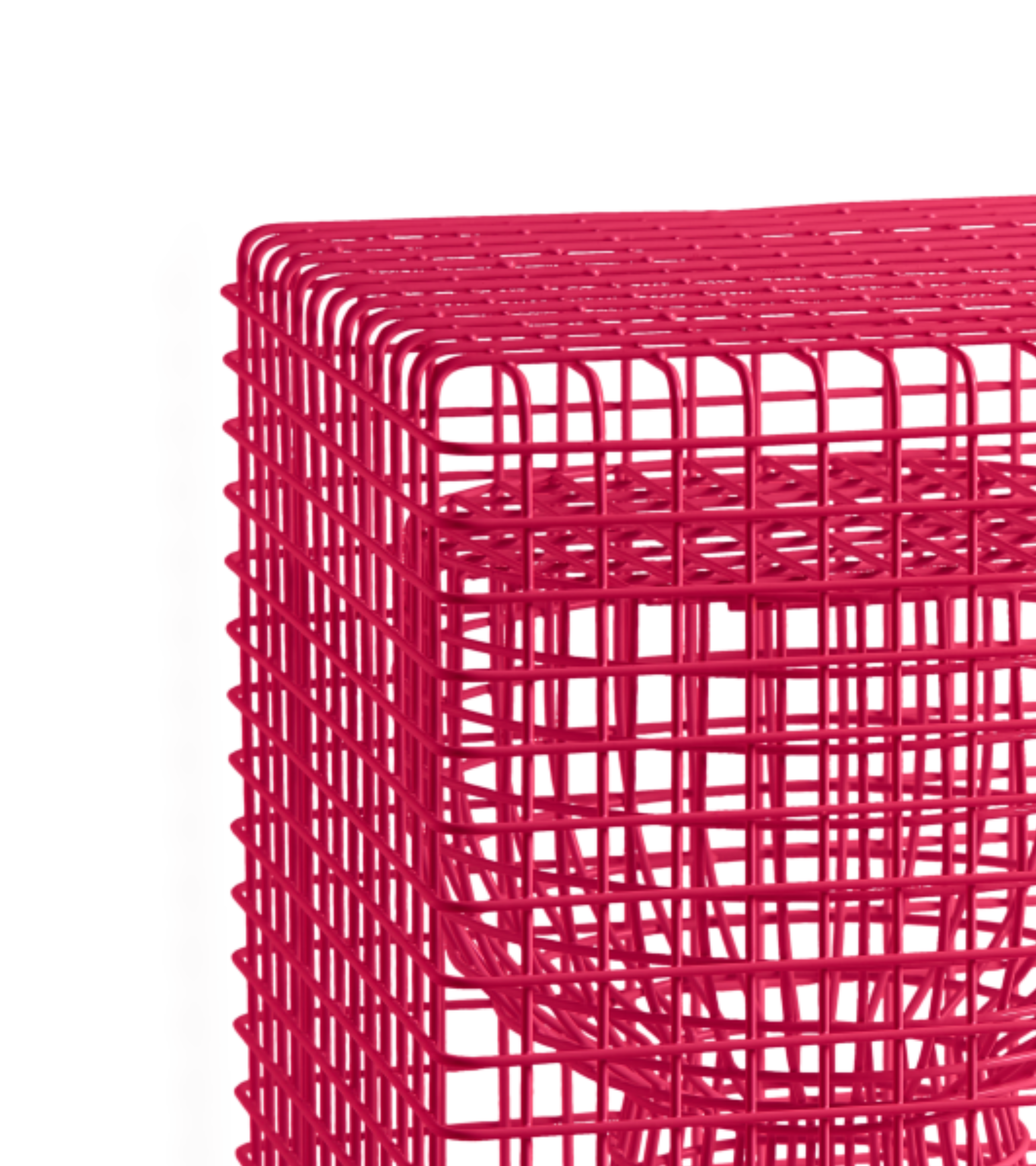 TIP TAP WIRE decorative stool pink