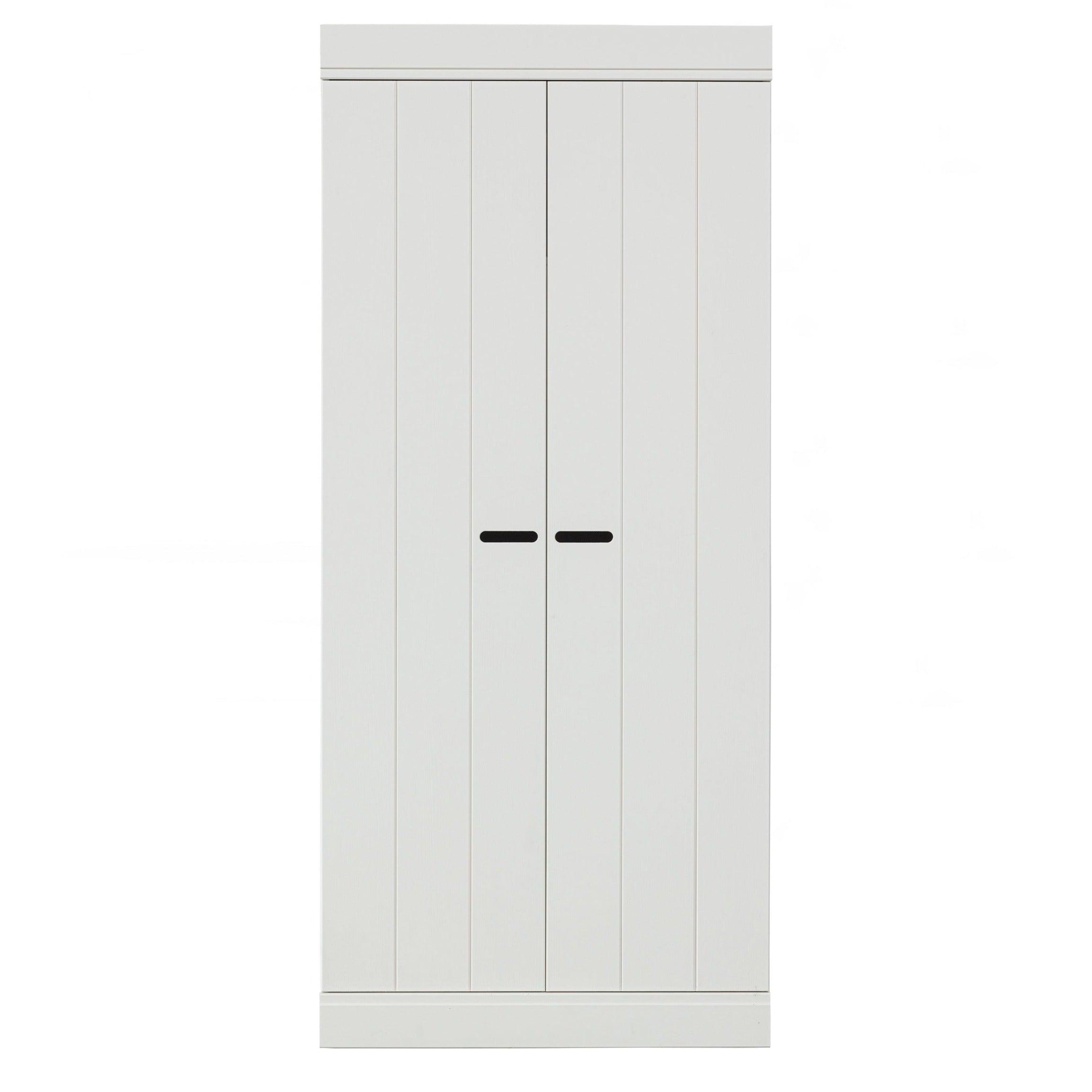 Szafa 2-drzwiowa CONNECT biały Woood bez półek Eye on Design