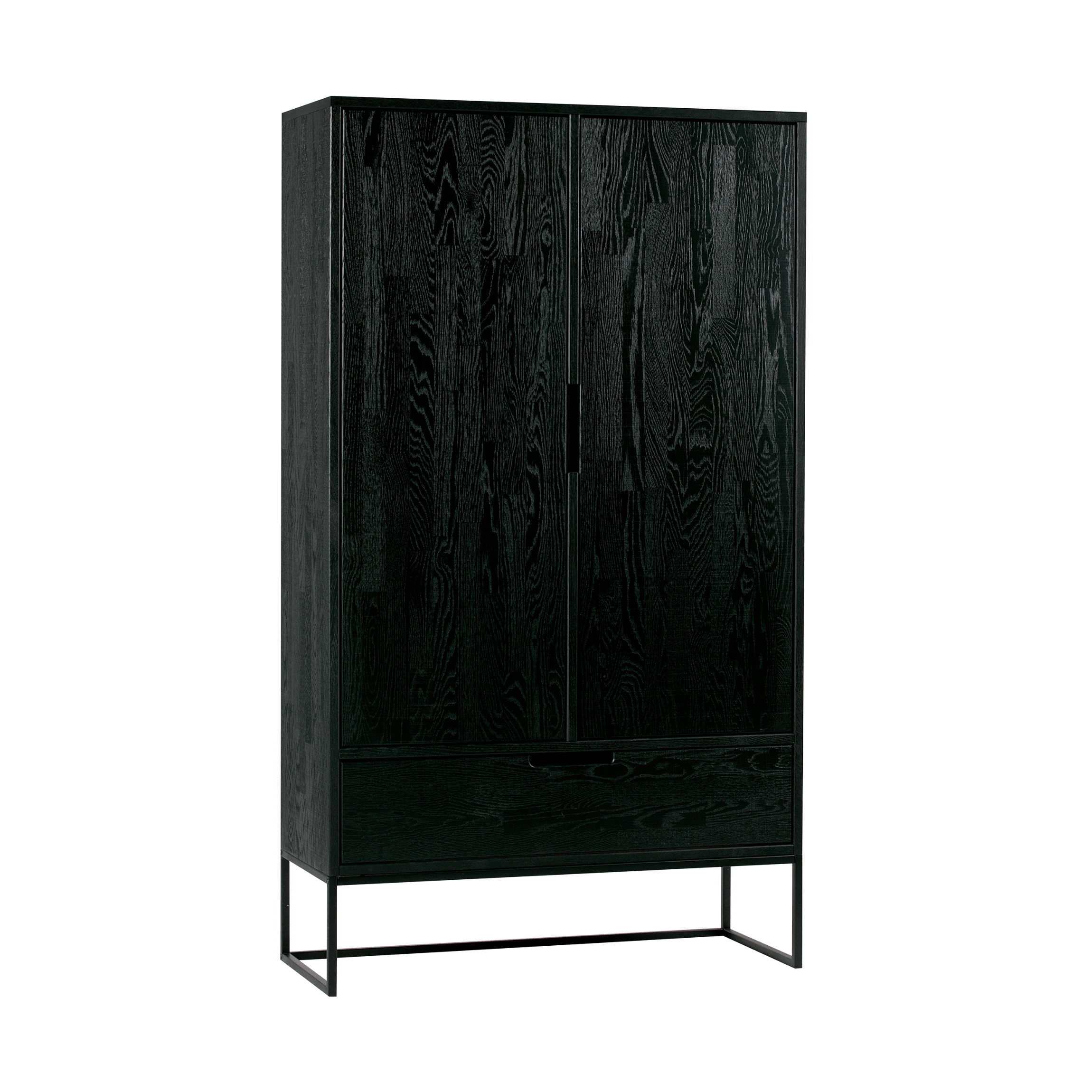 Szafa 2-drzwiowa SILAS czarny Woood Exclusive Eye on Design