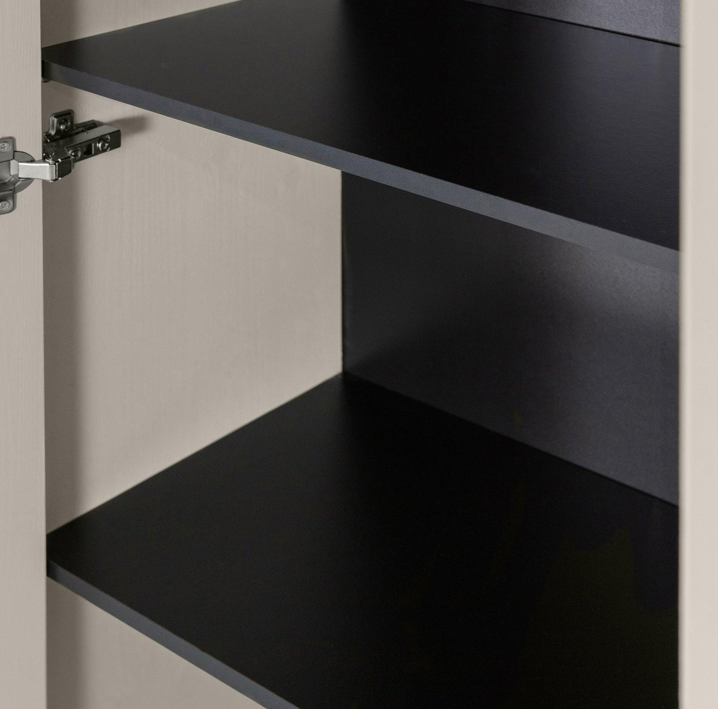 Szafa wąska SILAS popielaty Woood Eye on Design