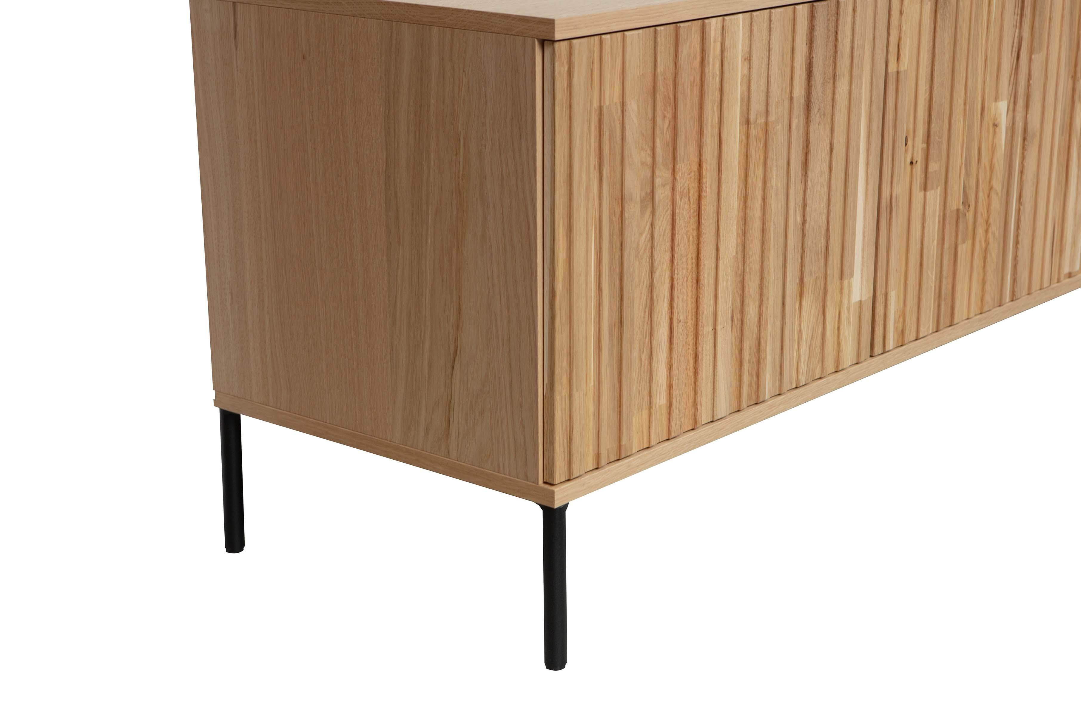 Szafka długa RTV GRAVURE drewno dębowe Woood Exclusive Eye on Design