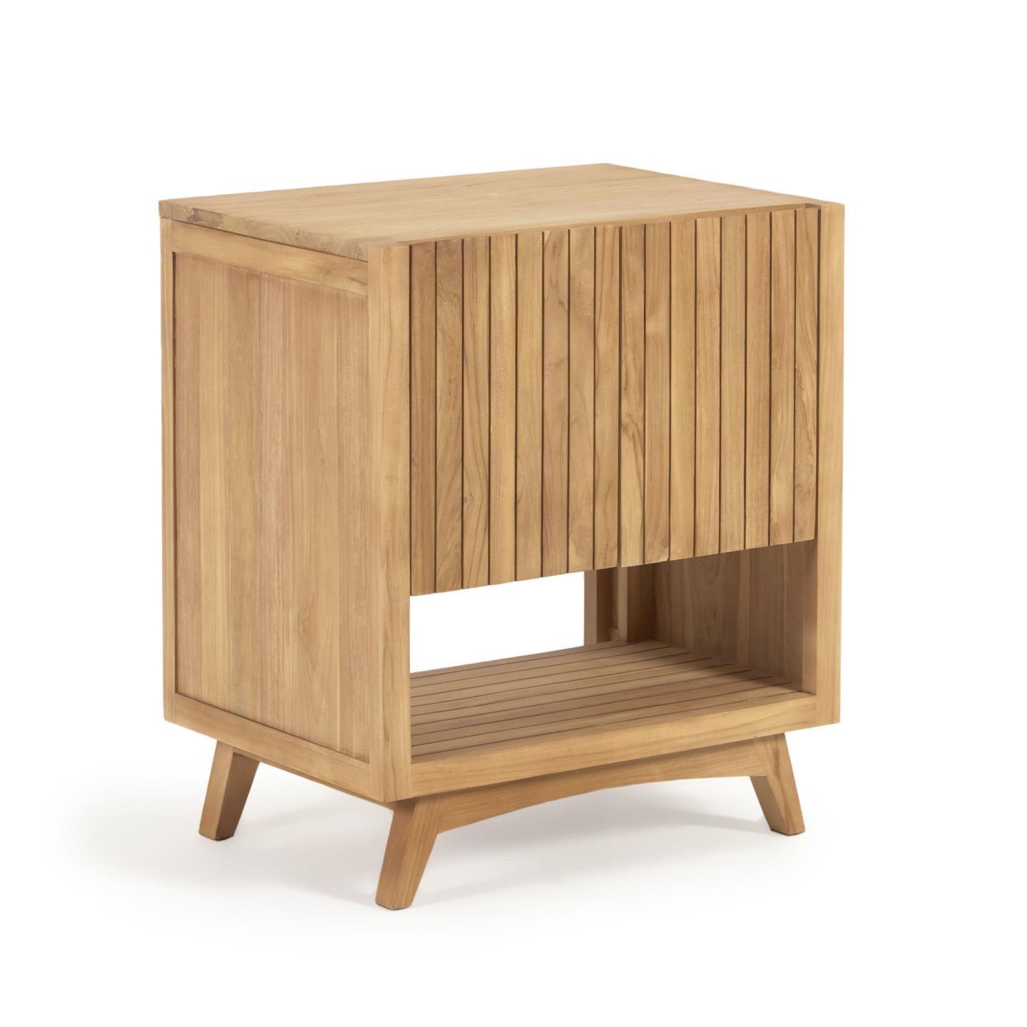 Szafka łazienkowa KUVENI lite drewno tekowe La Forma Eye on Design