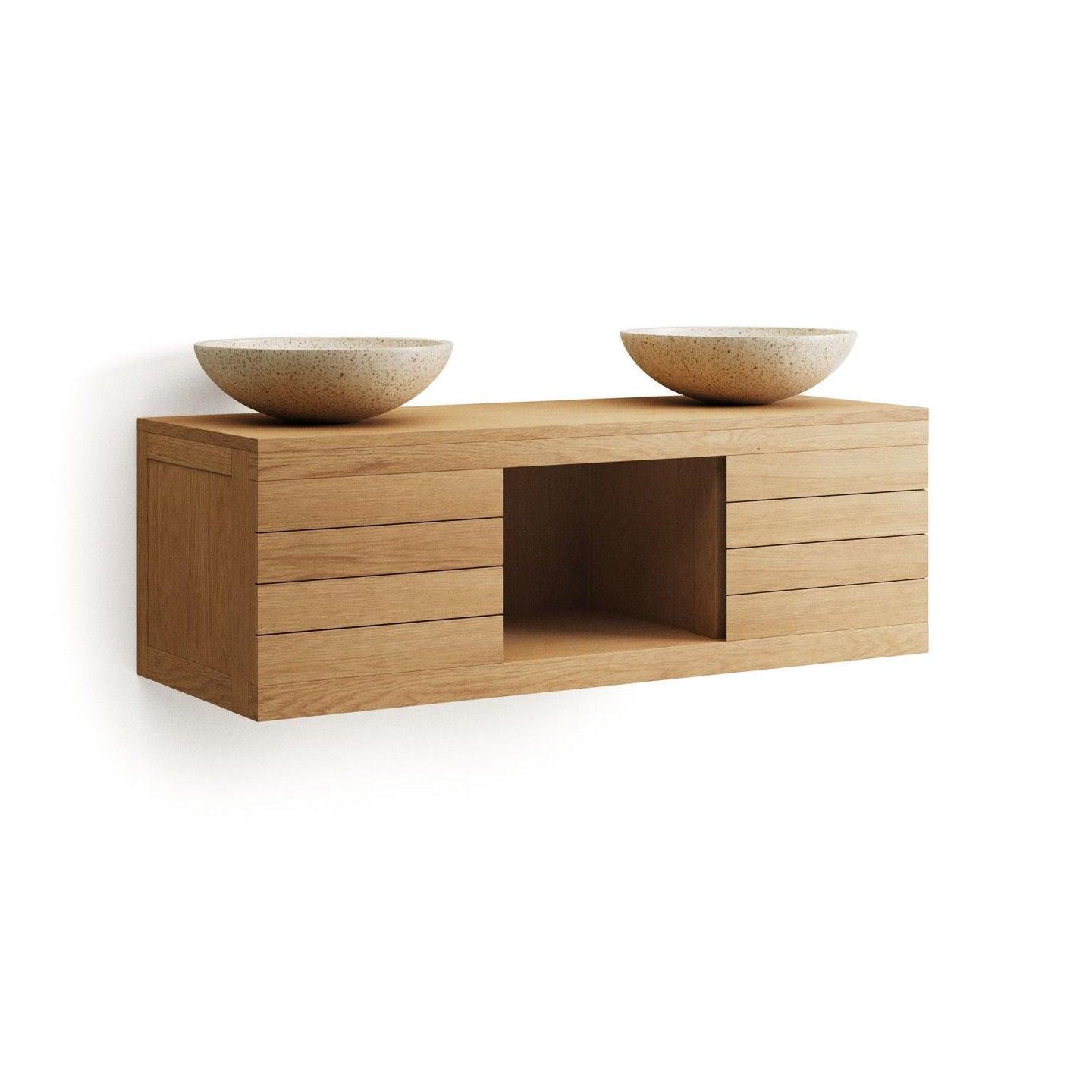 Szafka łazienkowa YENIT lite drewno tekowe La Forma Eye on Design