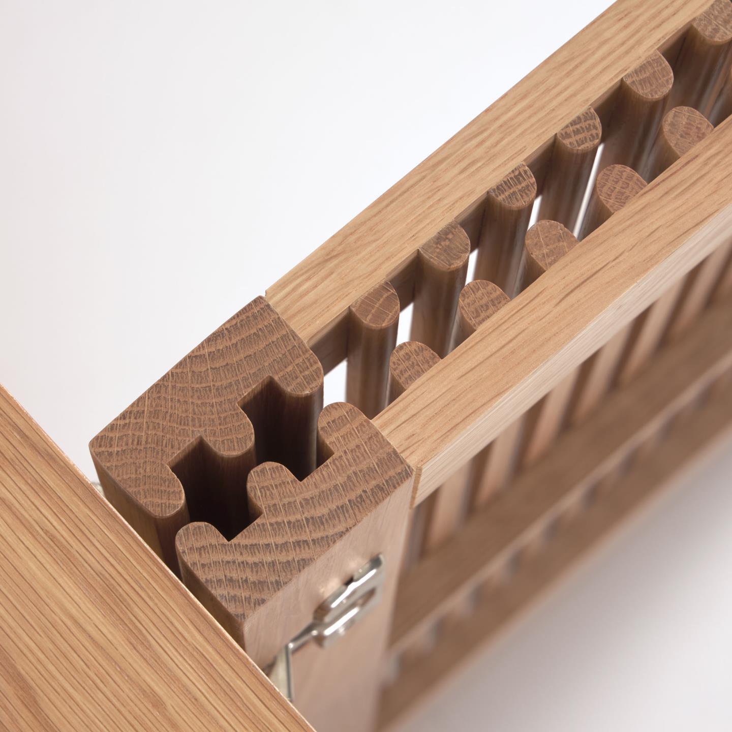 Szafka na buty BEYLA lite drewno dębowe La Forma Eye on Design