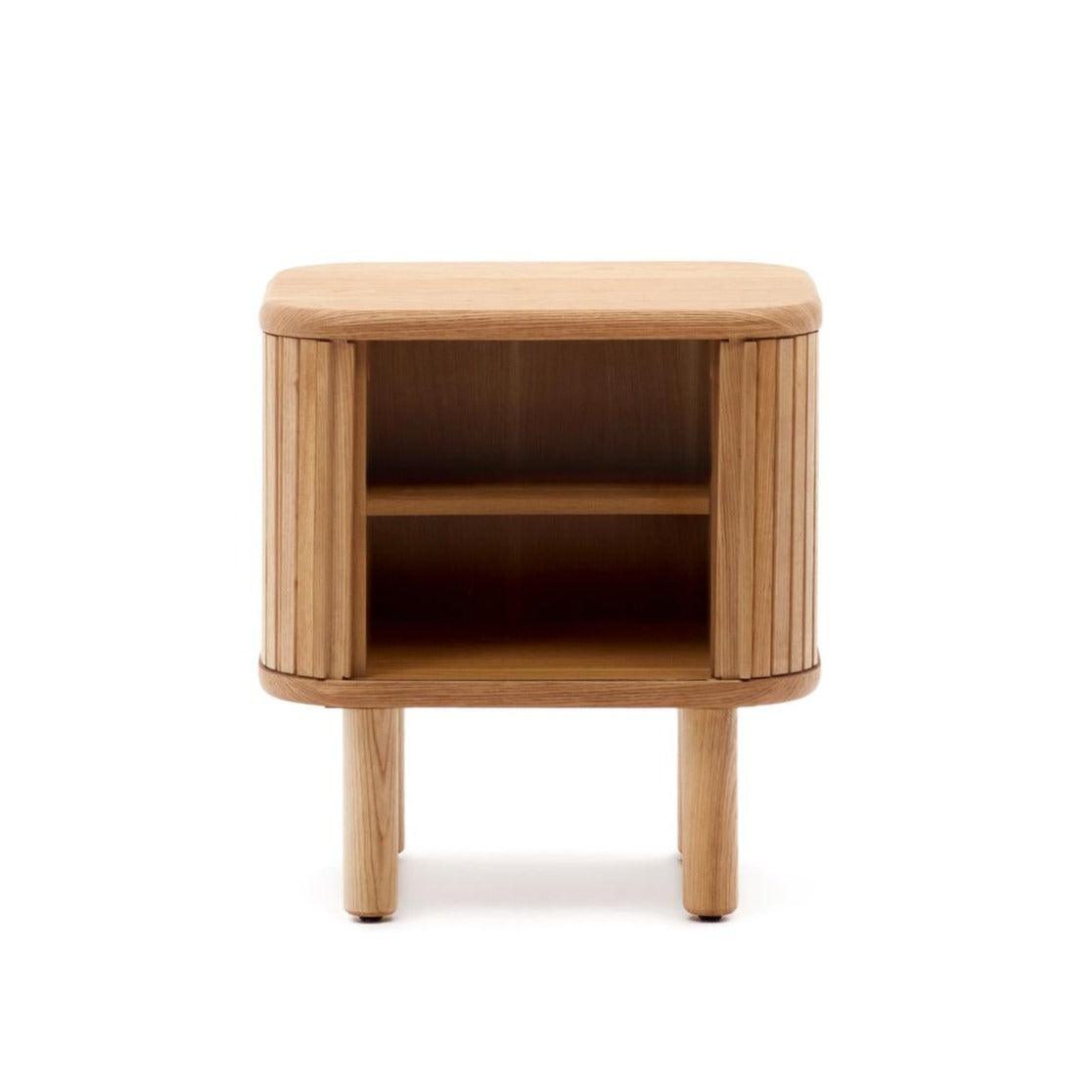 Szafka nocna MAILEN okleina jesionowa La Forma Eye on Design