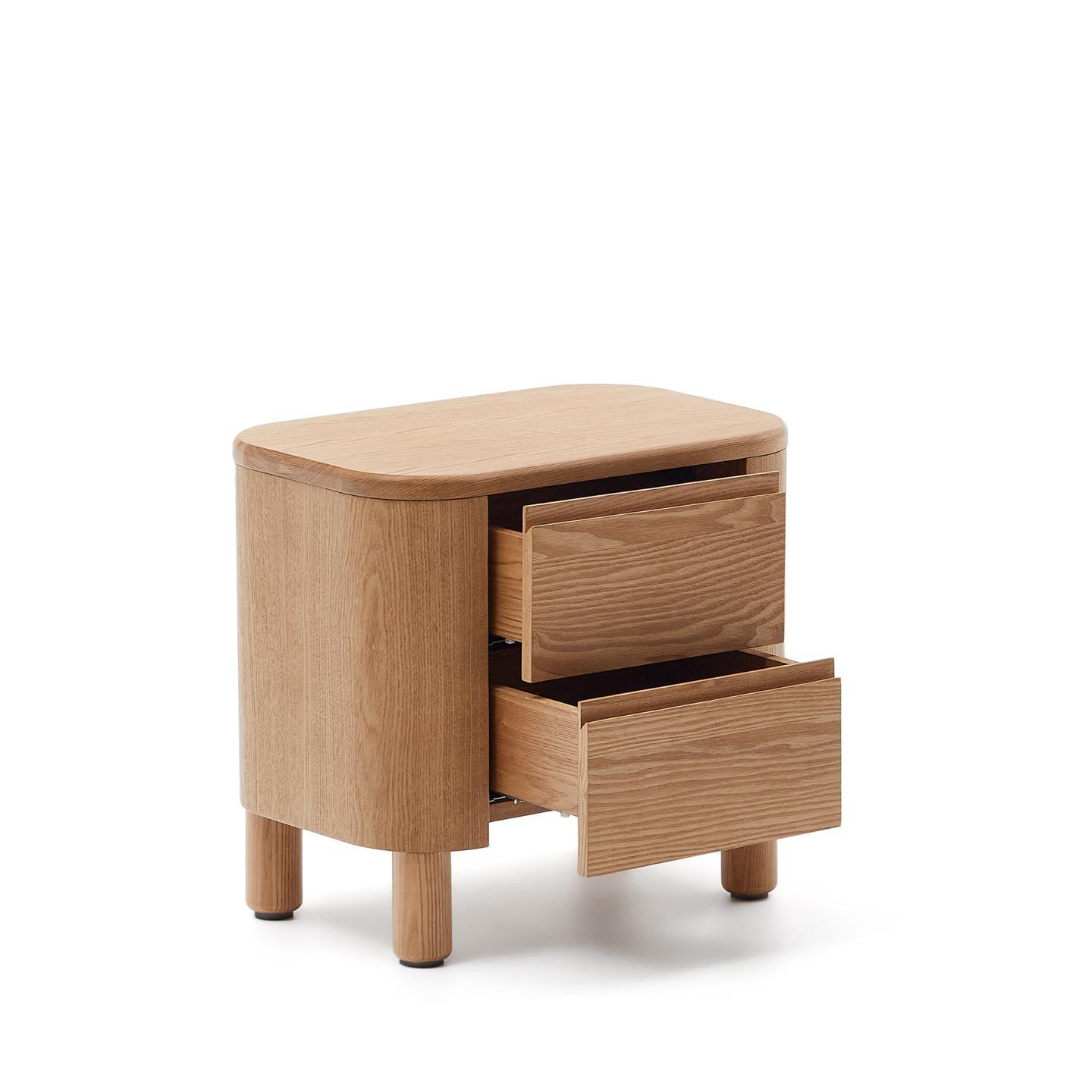 Szafka nocna SALAYA sklejka jesionowa La Forma Eye on Design