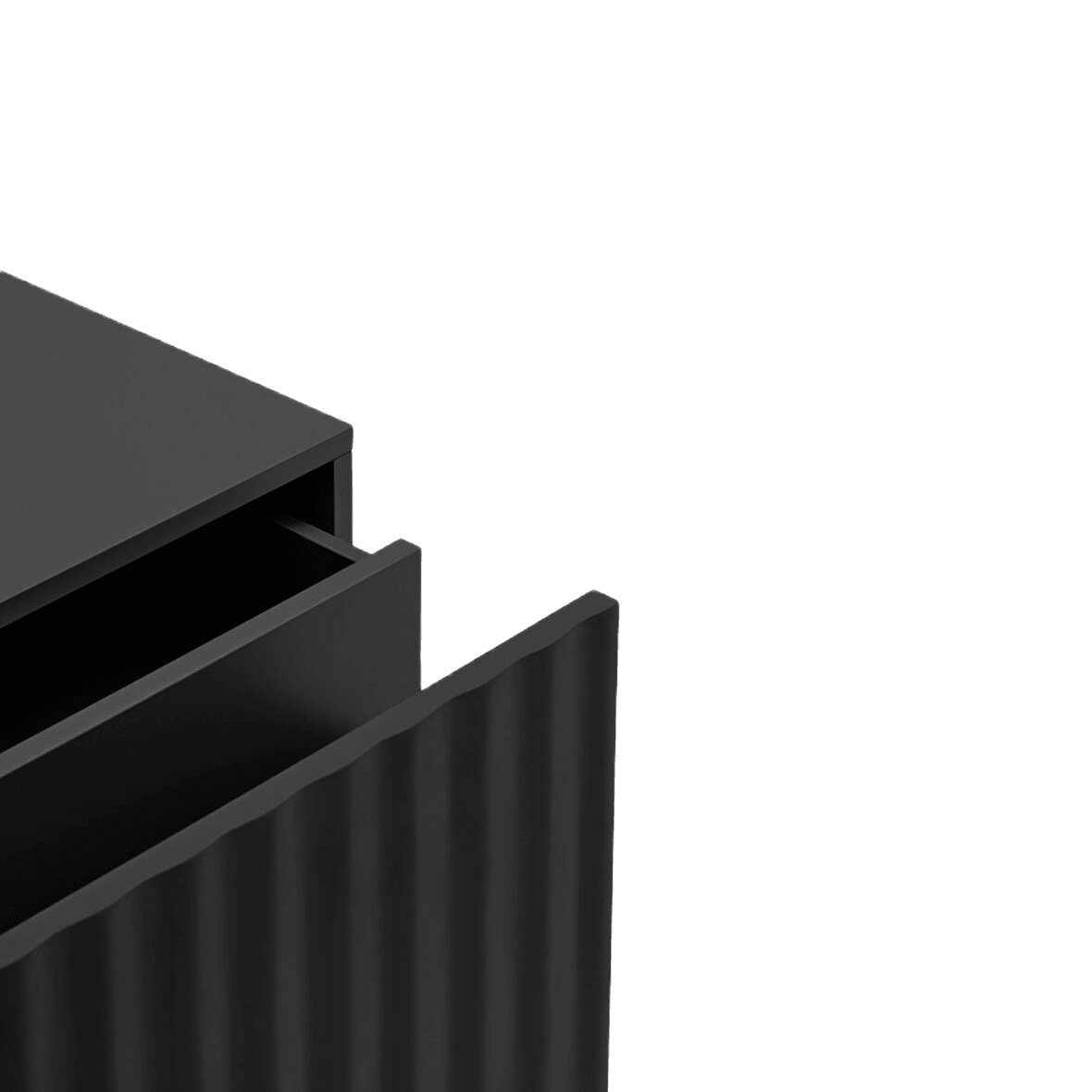 Szafka nocna SIERRA czarny Teulat Eye on Design