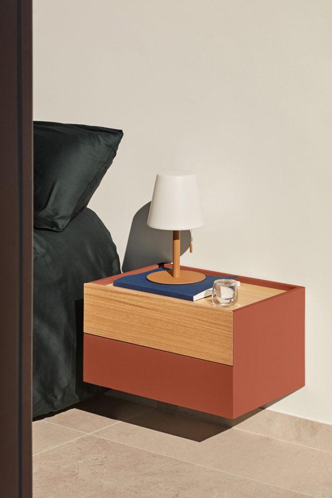 Szafka nocna wisząca OTTO cynamonowy Teulat Eye on Design