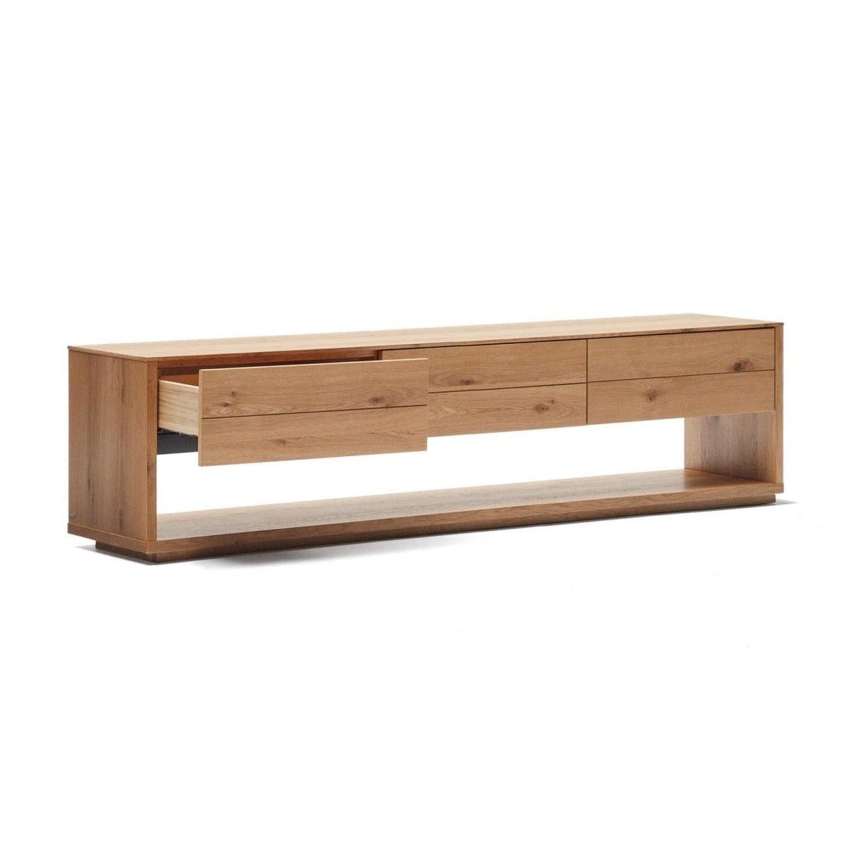 Szafka RTV ALGUEMA fornir dębowy La Forma Eye on Design