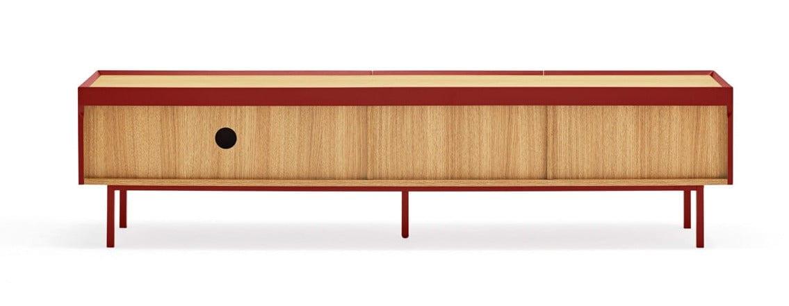 Szafka RTV ARISTA czerwony Teulat Eye on Design