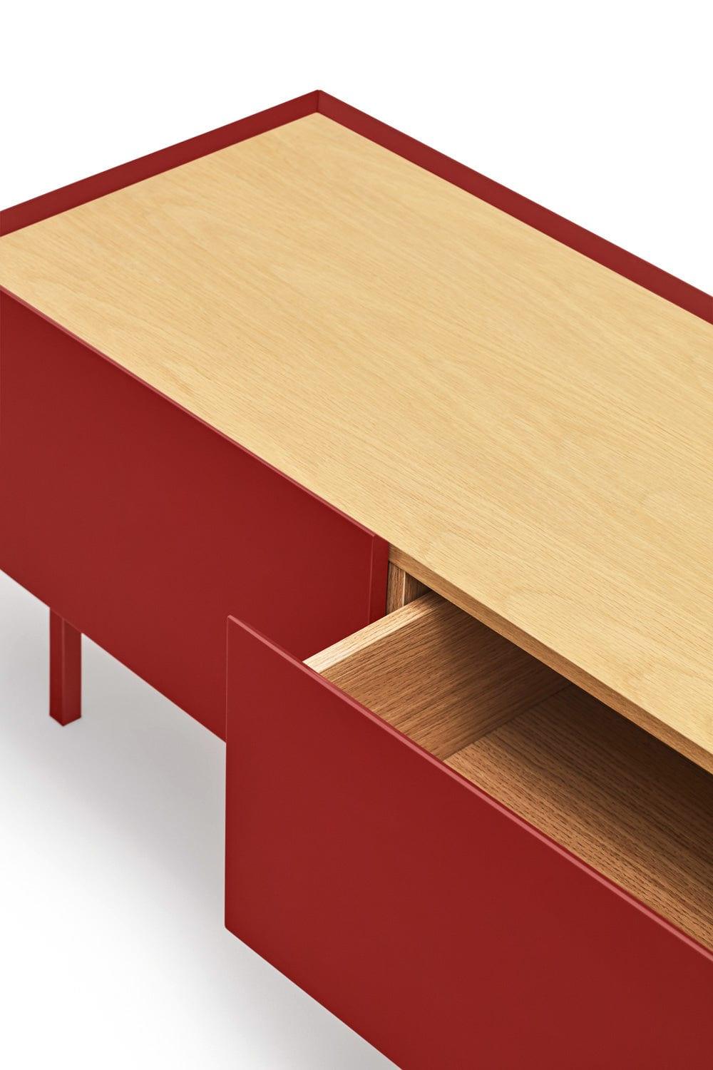 Szafka RTV ARISTA czerwony Teulat Eye on Design