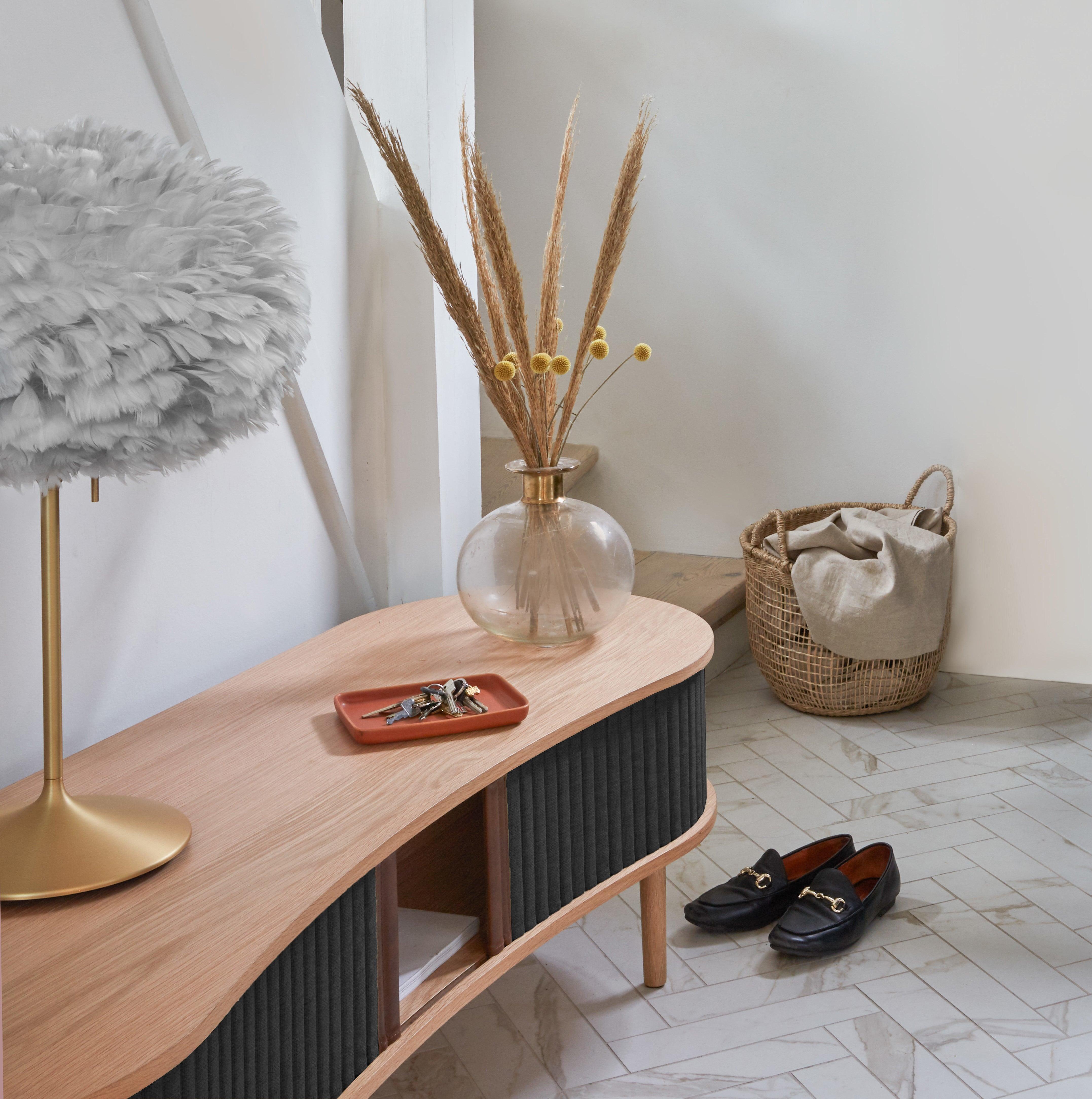 Szafka RTV AUDACIOUS antracytowy z dębem UMAGE Eye on Design