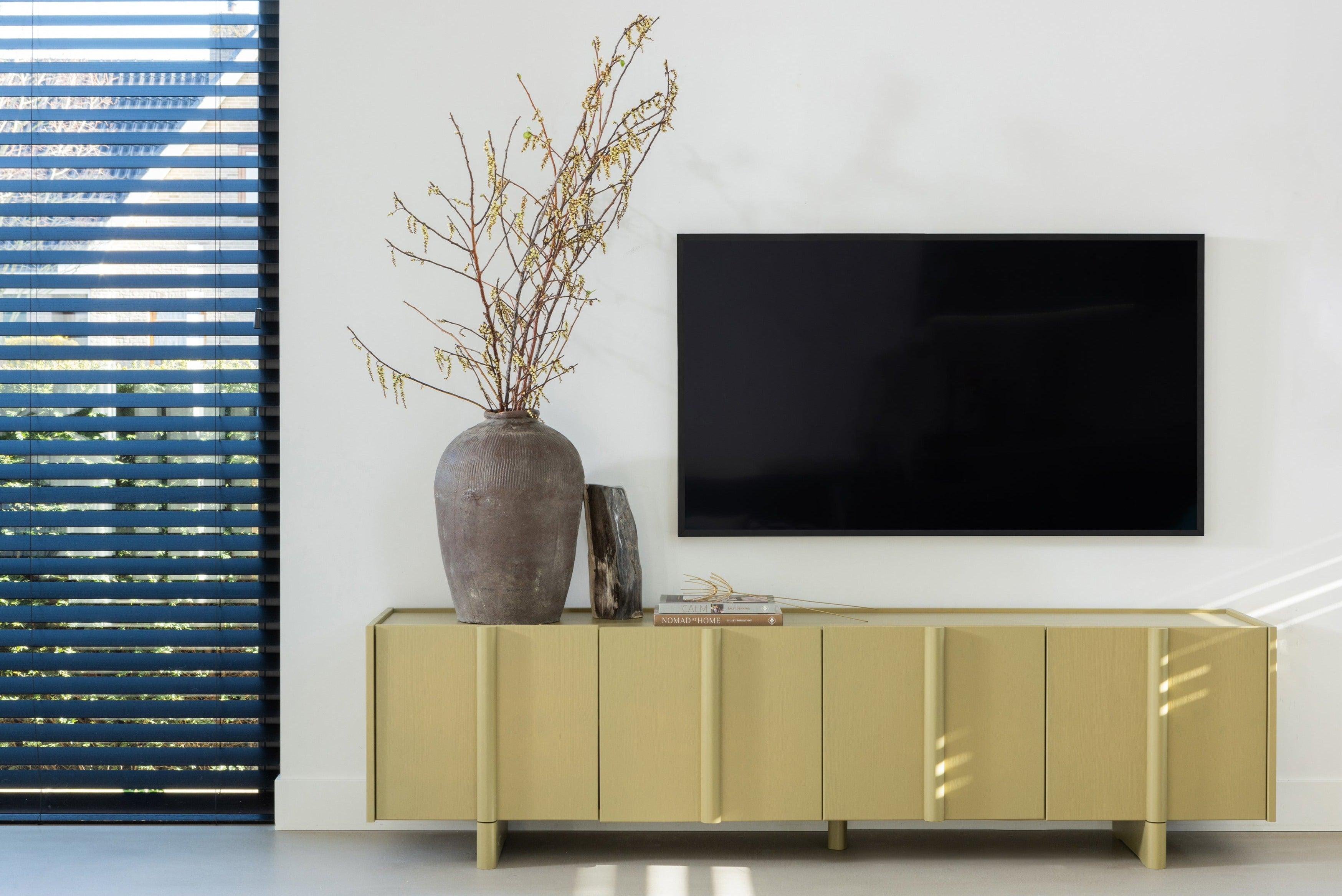 Szafka RTV BASU oliwkowy Woood Exclusive Eye on Design