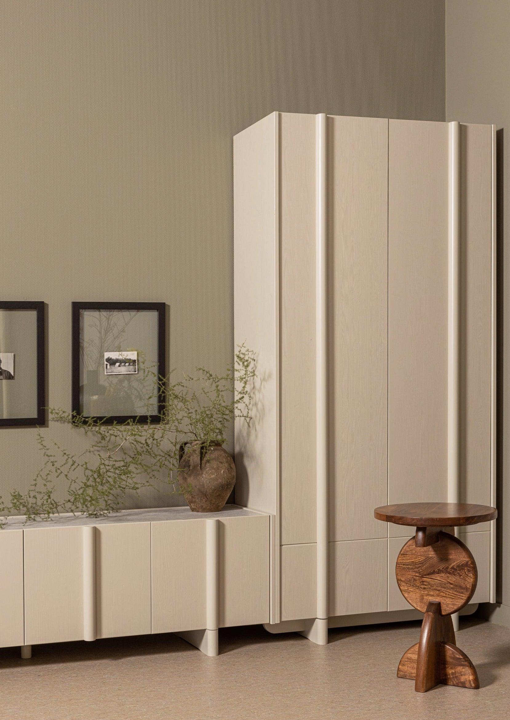 Szafka RTV BASU piaskowy Woood Exclusive Eye on Design