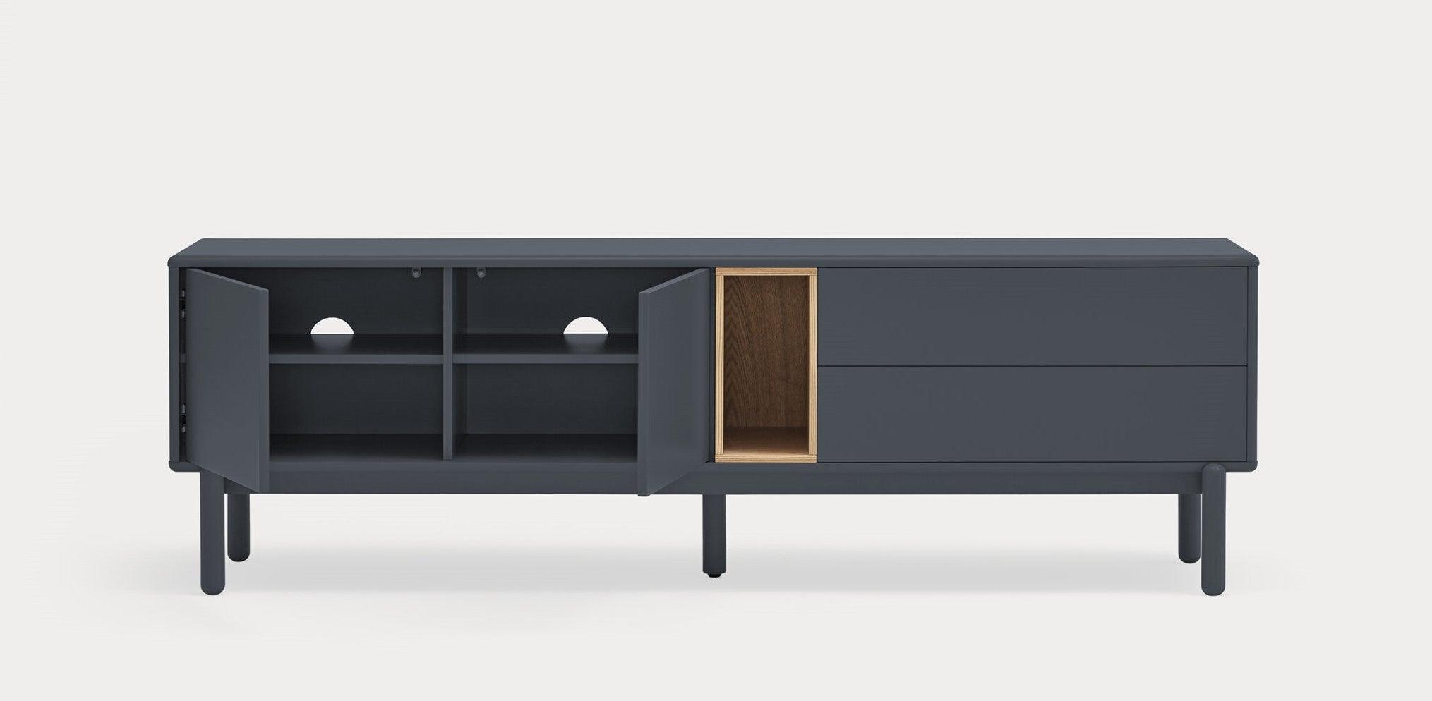 Szafka RTV CORVO antracytowy Teulat Eye on Design